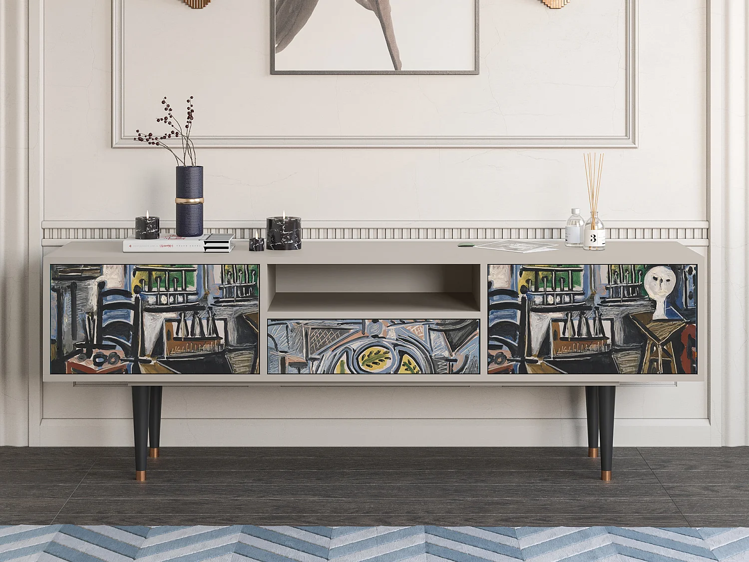 Meuble TV - 170х59х41 cm - T6 - The Studio , Sable