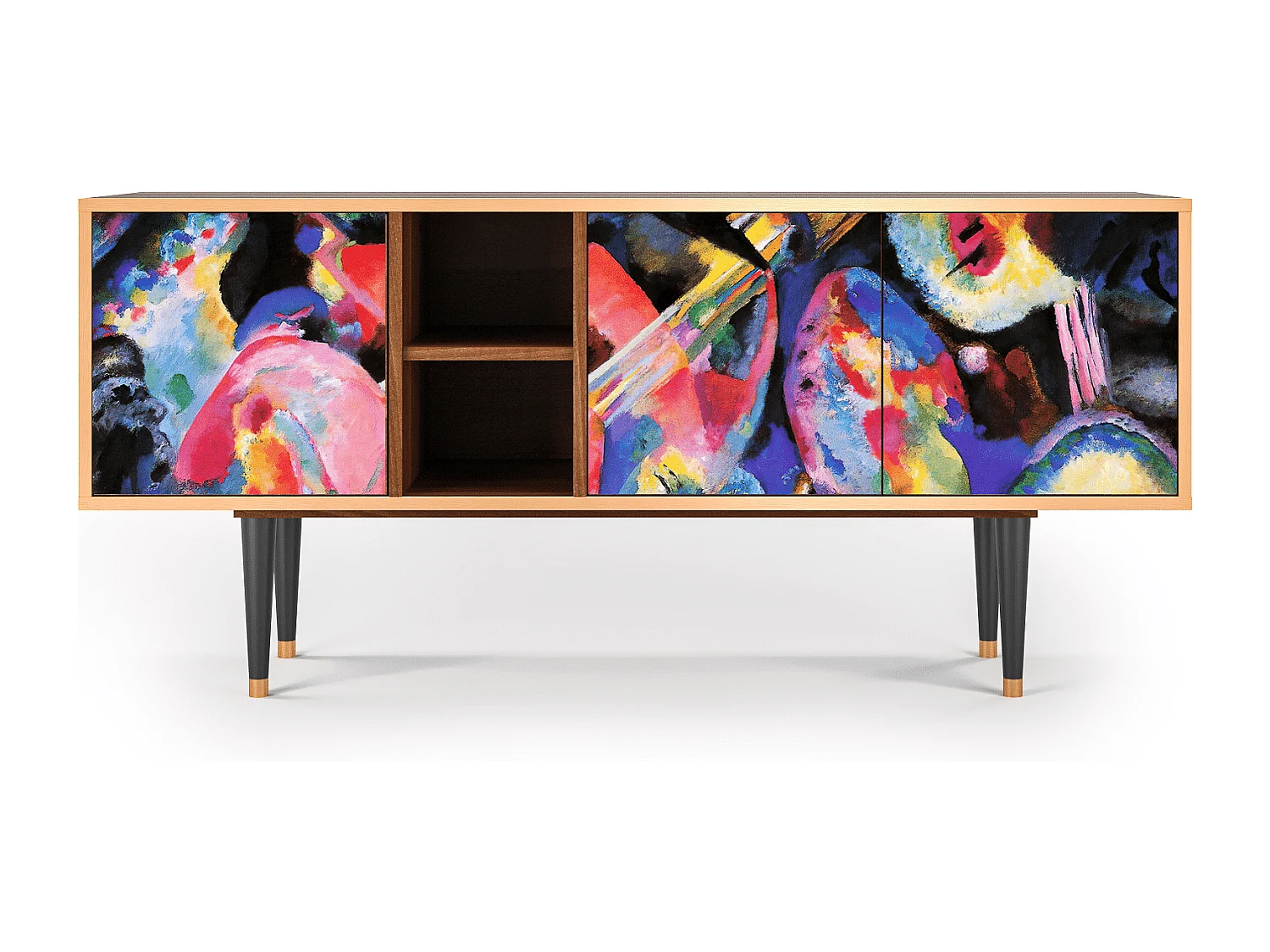 Mobile TV - 150х69х41 cm - T5 - Kandinsky, Noce
