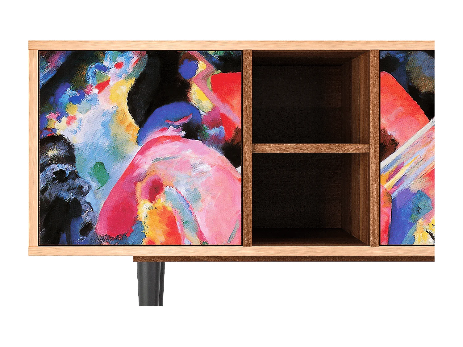 Mobile TV - 150х69х41 cm - T5 - Kandinsky, Noce