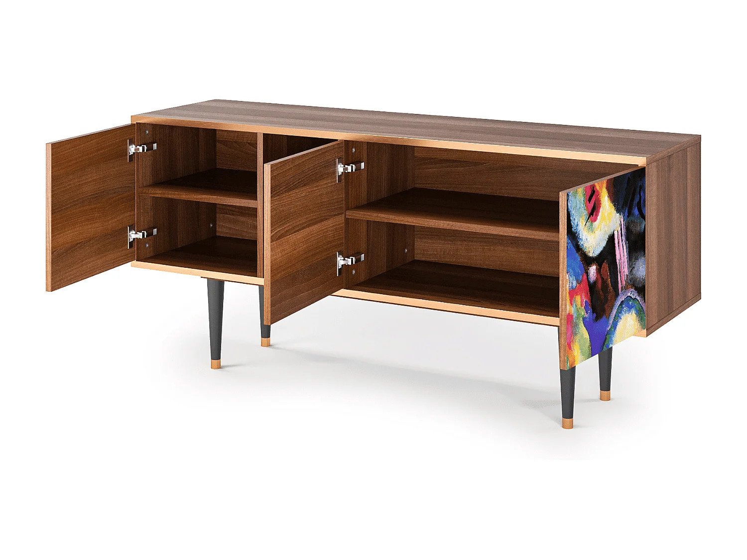 Mobile TV - 150х69х41 cm - T5 - Kandinsky, Noce