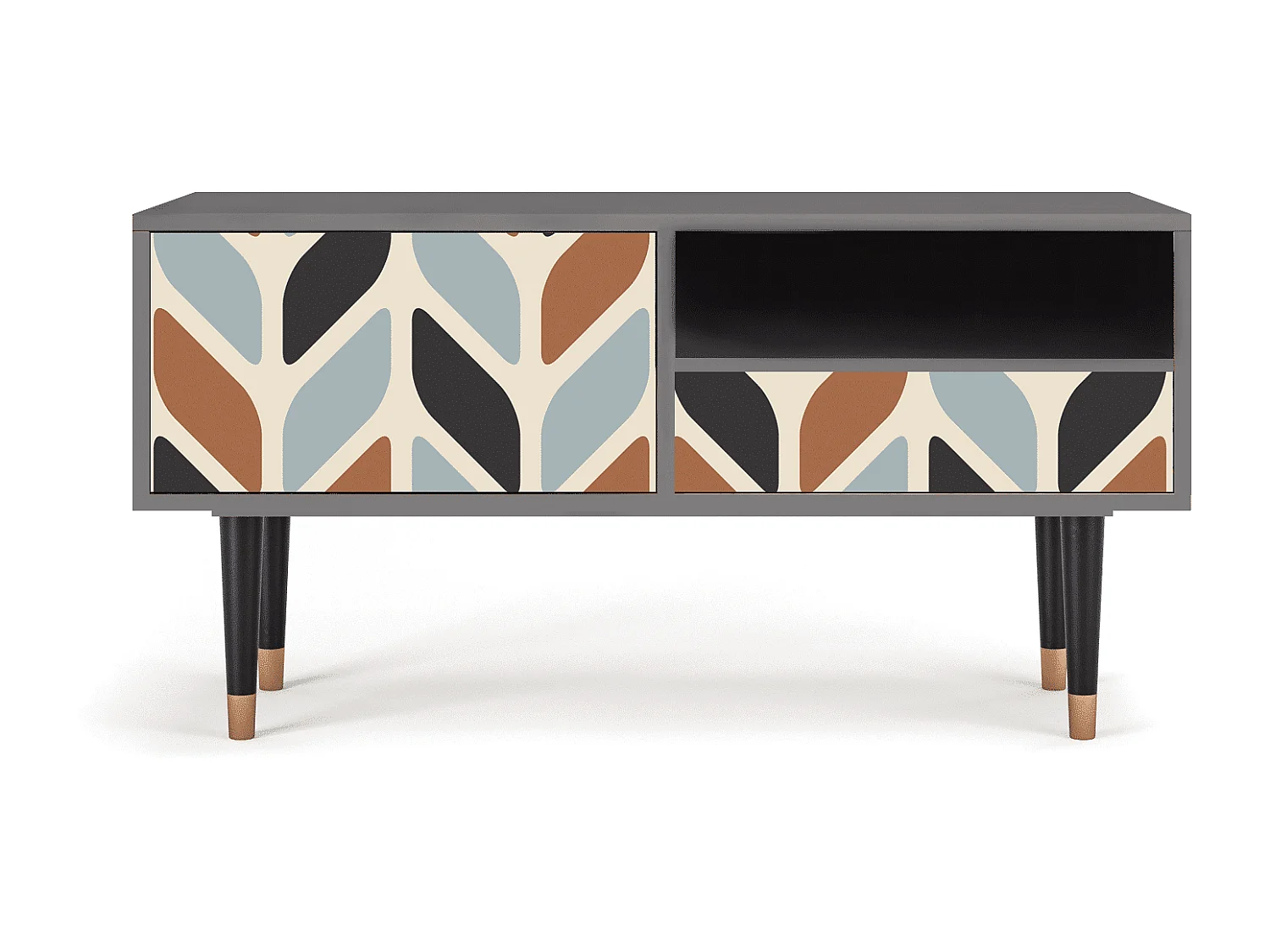 Meuble TV - 115х59х48 cm - T3 - Beige Laure, Sable