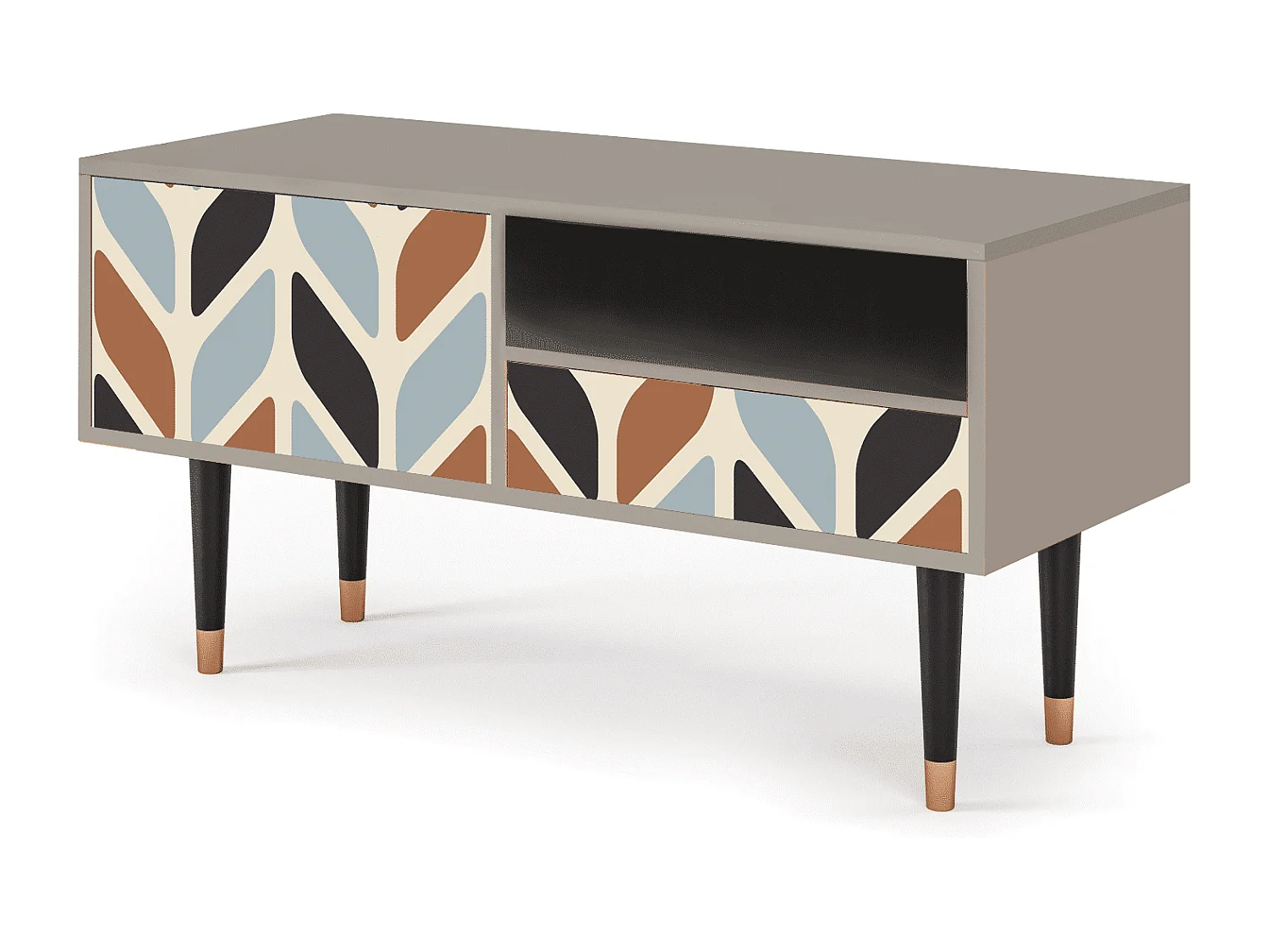 Meuble TV - 115х59х48 cm - T3 - Beige Laure, Sable