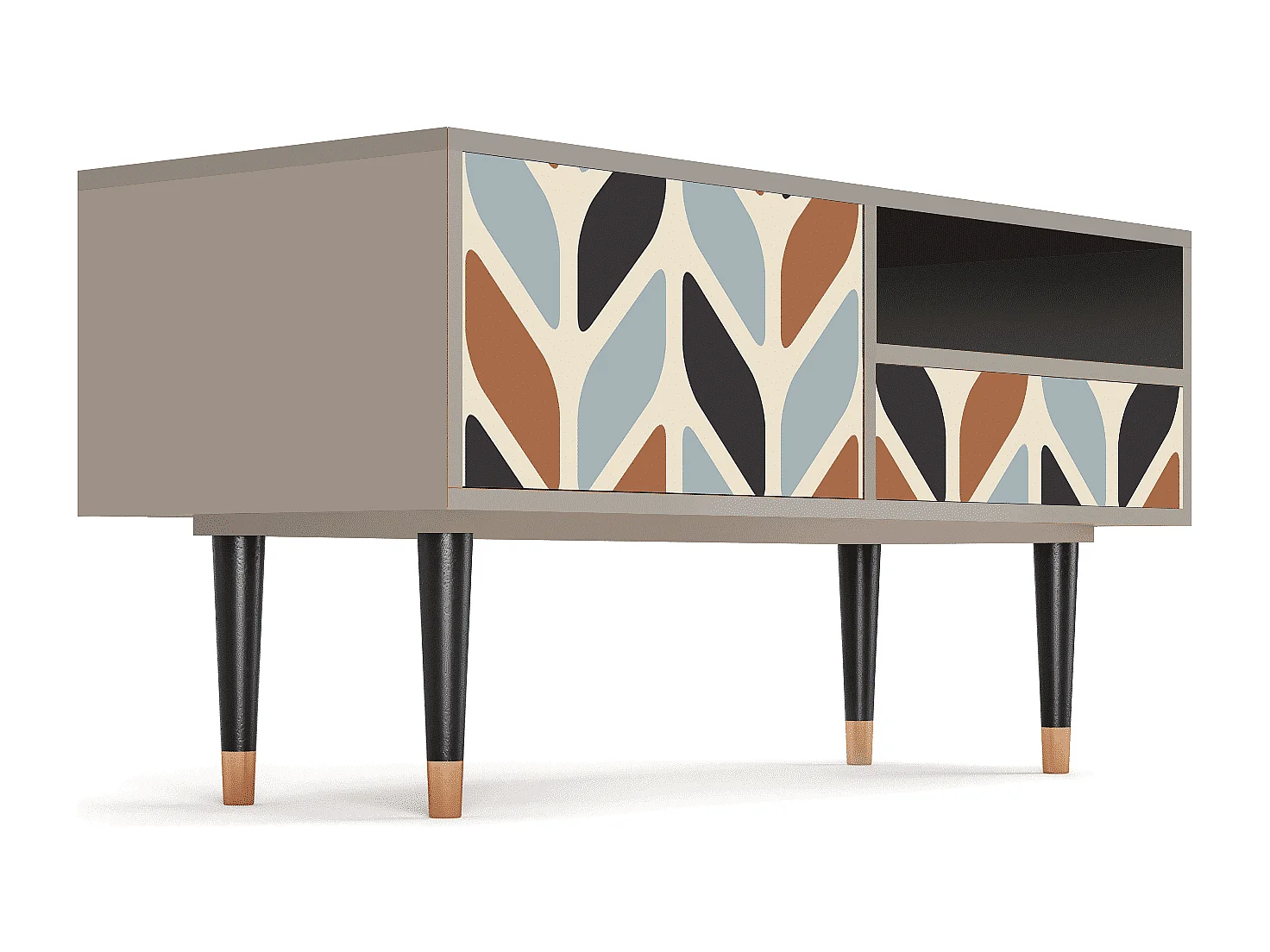 Meuble TV - 115х59х48 cm - T3 - Beige Laure, Sable