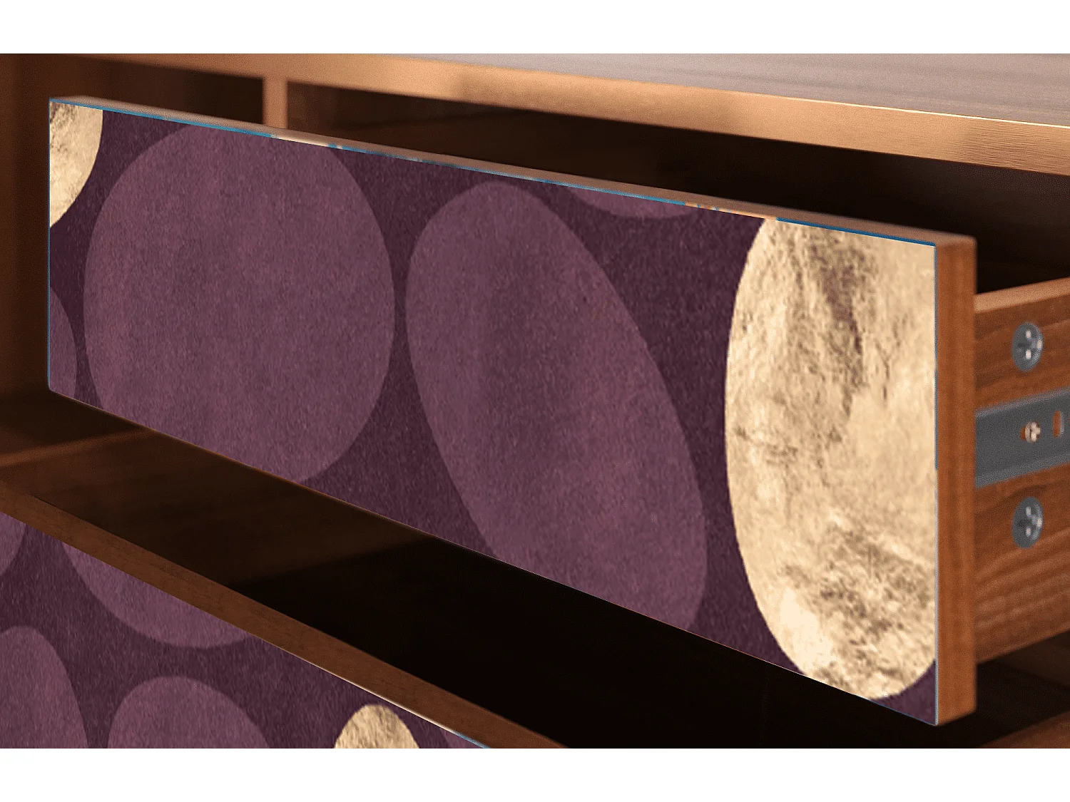 TV-Möbel - 170х59х48 cm - T4 - Fine Wine, Walnuss