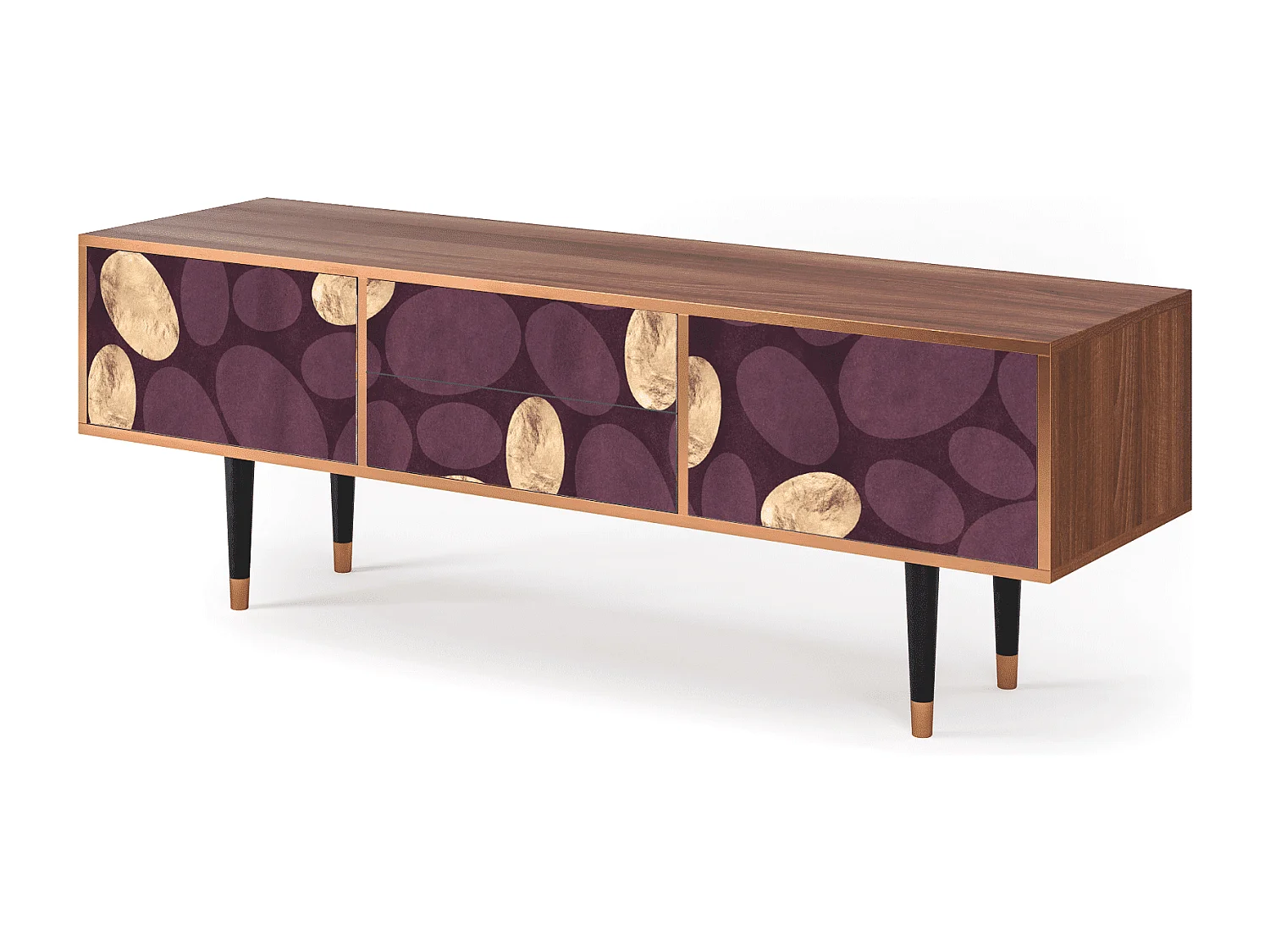 TV-meubel - 170х59х48 cm - T4 - Fine Wine, Walnoot