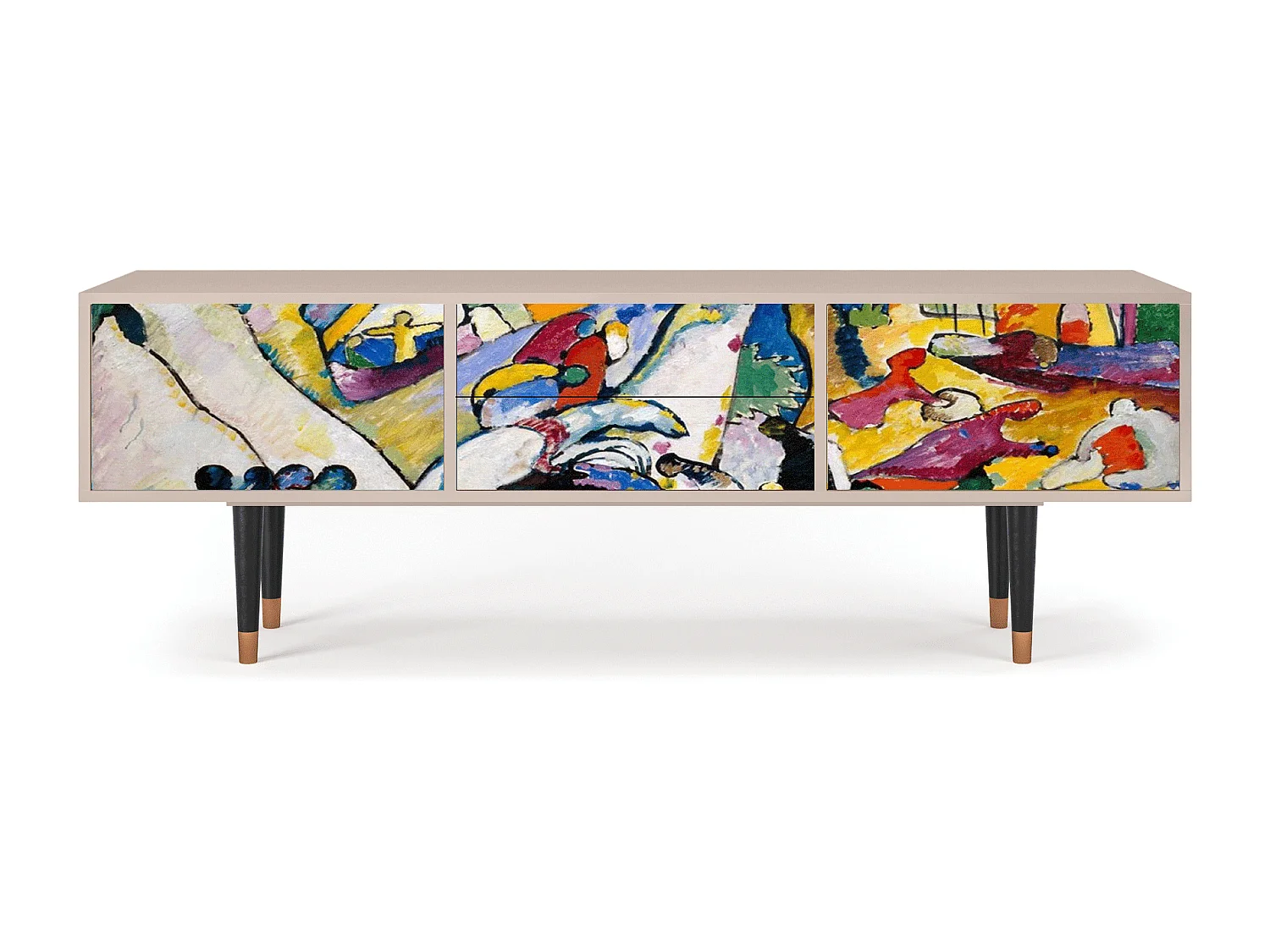 Szafka RTV - 170х59х48 cm - T4 - Improvisation 26  , Latte