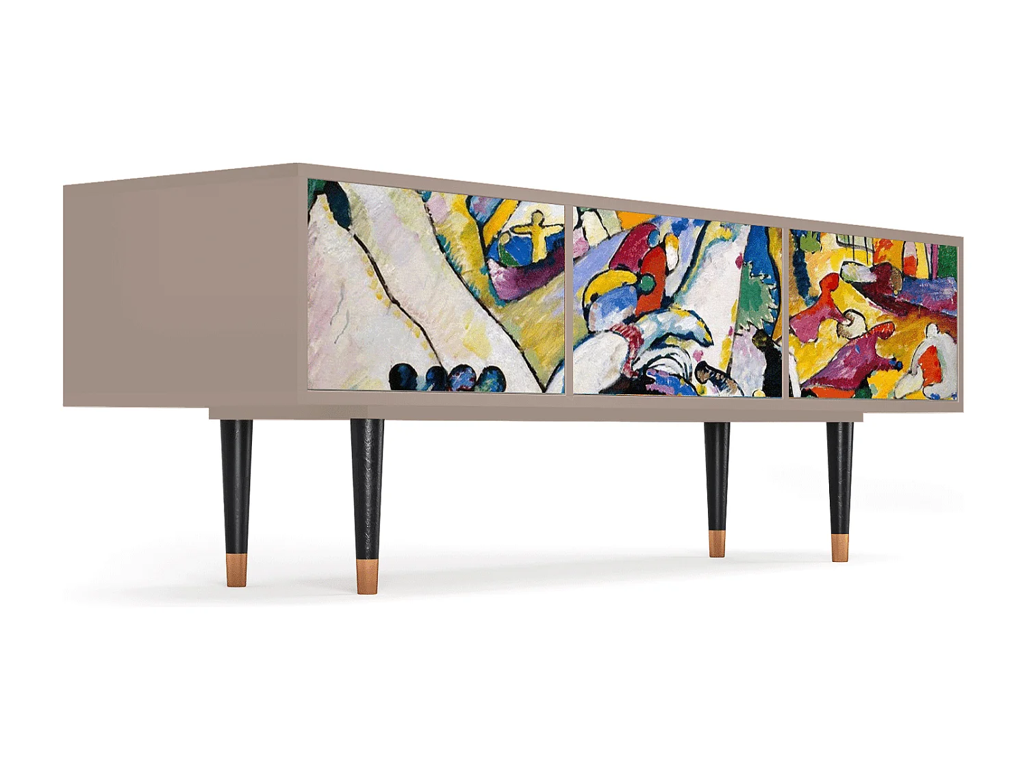 Szafka RTV - 170х59х48 cm - T4 - Improvisation 26  , Latte