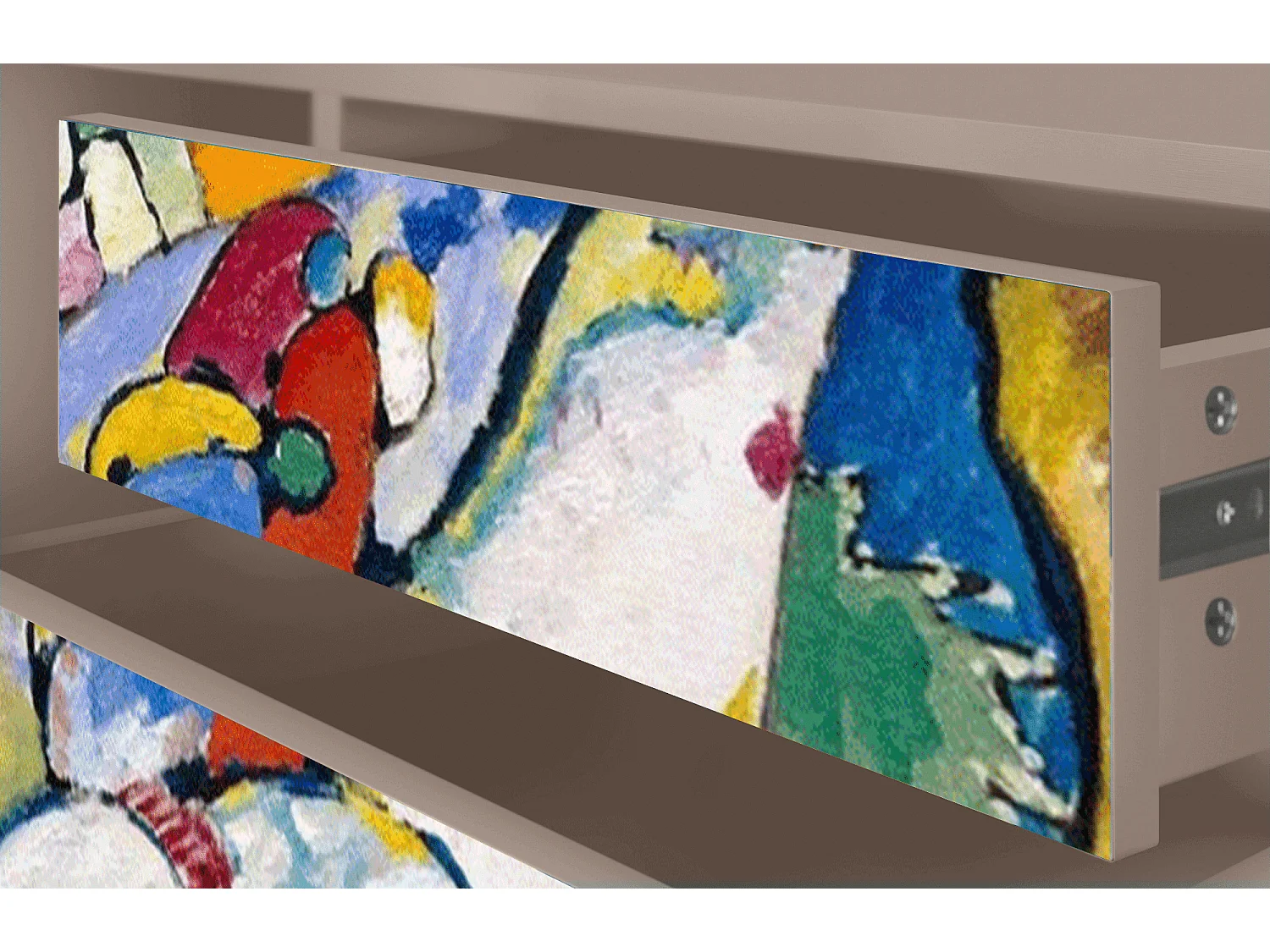 Szafka RTV - 170х59х48 cm - T4 - Improvisation 26  , Latte