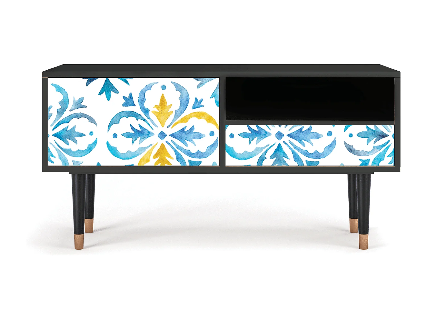 Meuble TV - 115х59х48 cm - T3 - Lisbon Flover, Anthracite