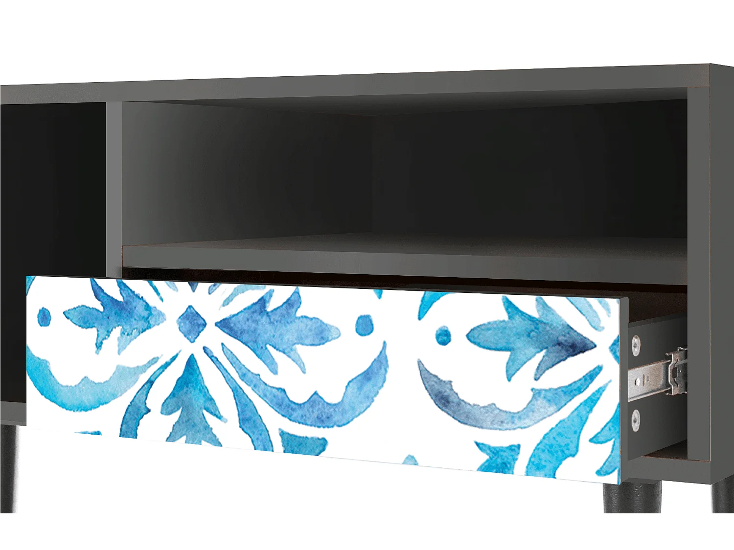 Meuble TV - 115х59х48 cm - T3 - Lisbon Flover, Anthracite