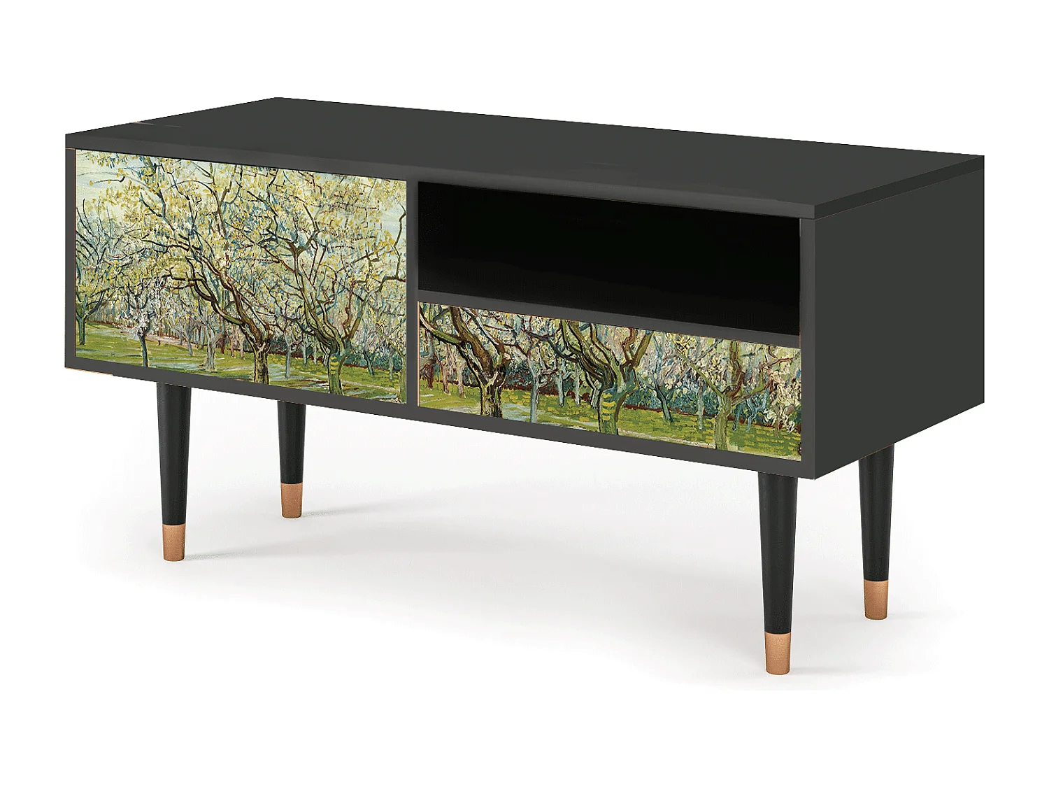 TV-meubel - 115х59х48 cm - T3 - The Wit Orchard, Antraciet