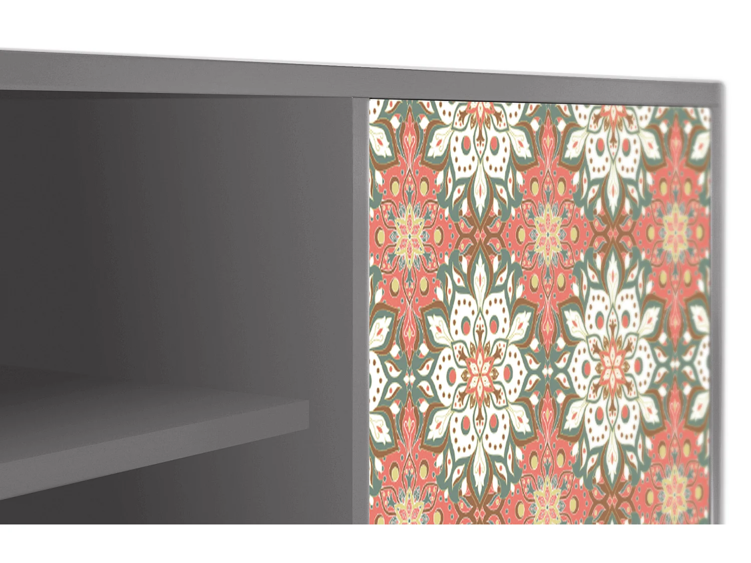 Meuble TV - 170х69х48 cm - T2 - Peach Grove, Gris