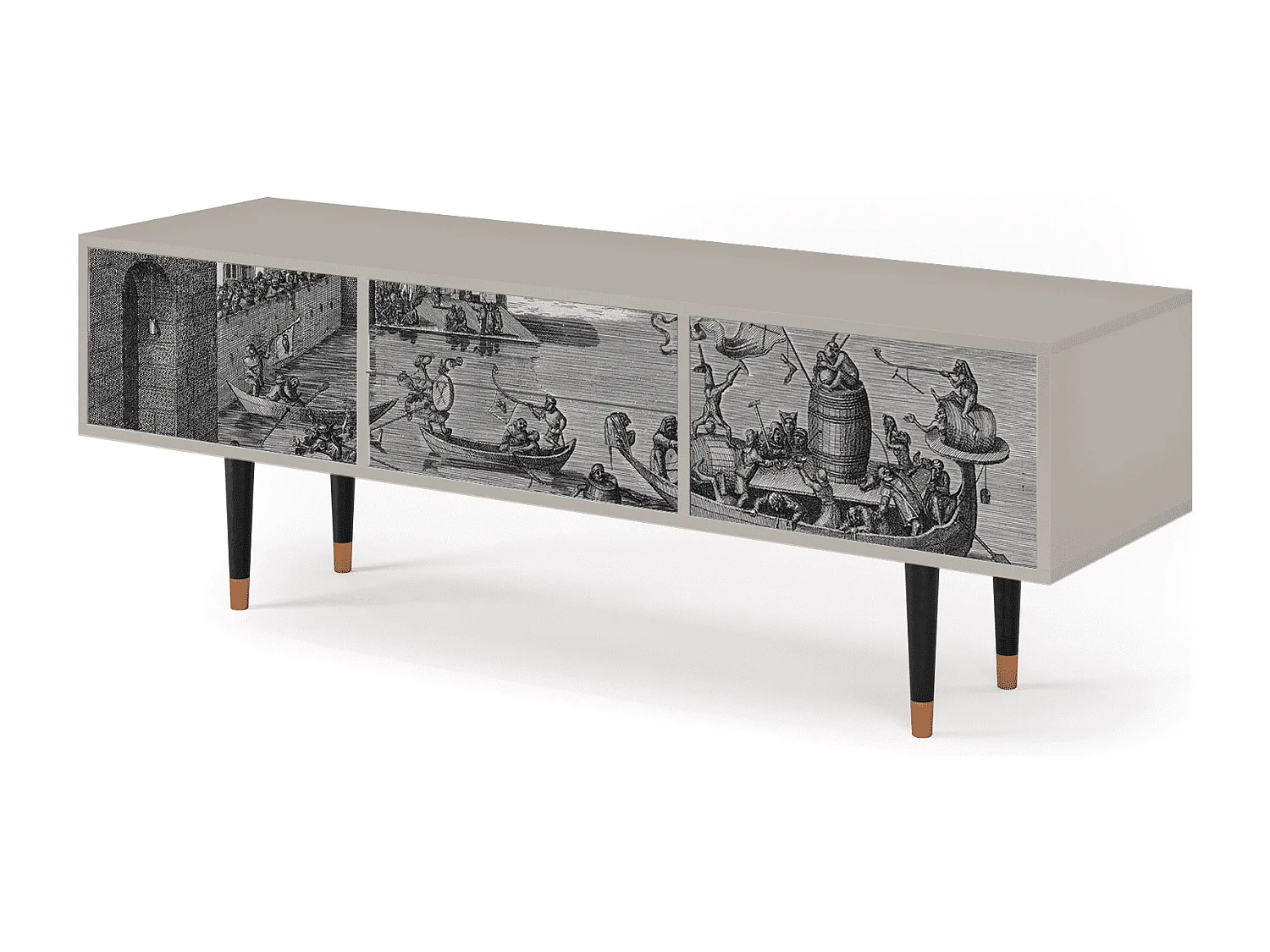 Mueble de TV - 170х59х48 cm - T4 - Saint Martin, Areia