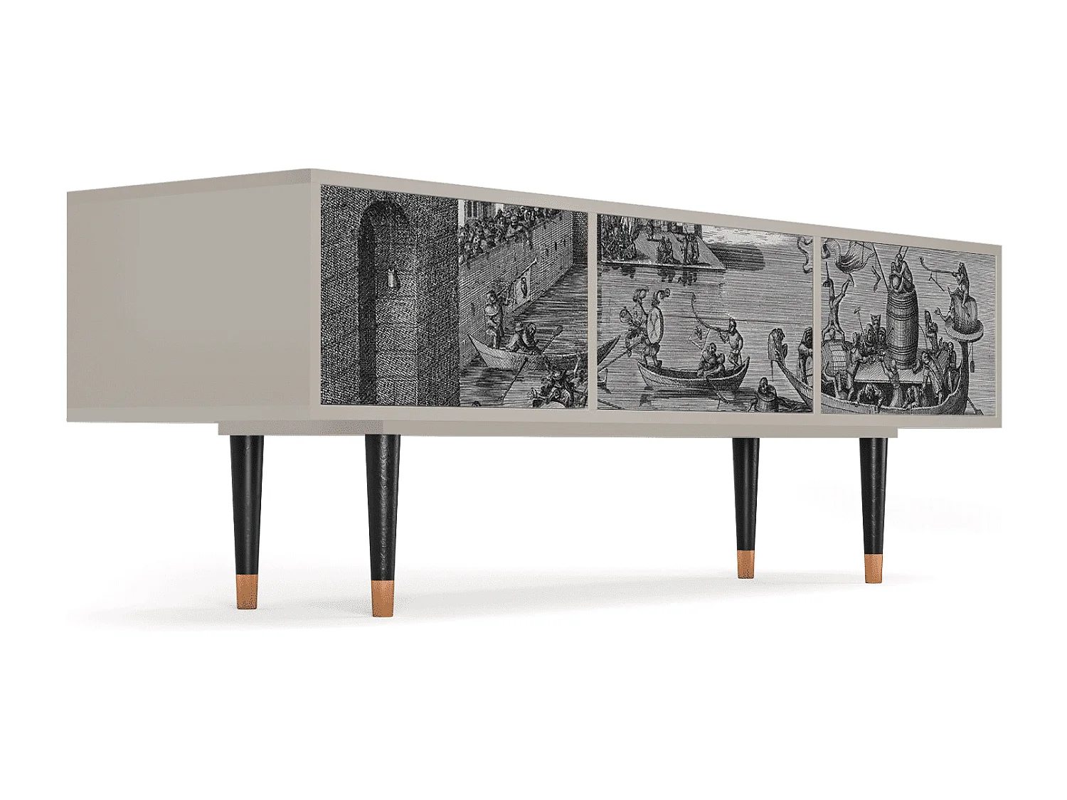 Mueble de TV - 170х59х48 cm - T4 - Saint Martin, Areia