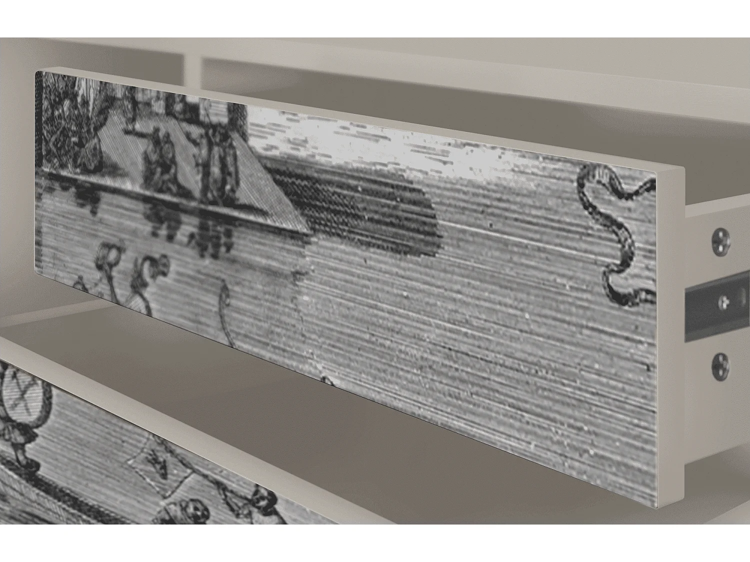 Mueble de TV - 170х59х48 cm - T4 - Saint Martin, Areia