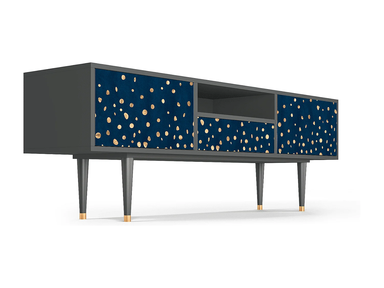 Mobile TV - 170х59х41 cm - T6 - Night Skies, Antracite