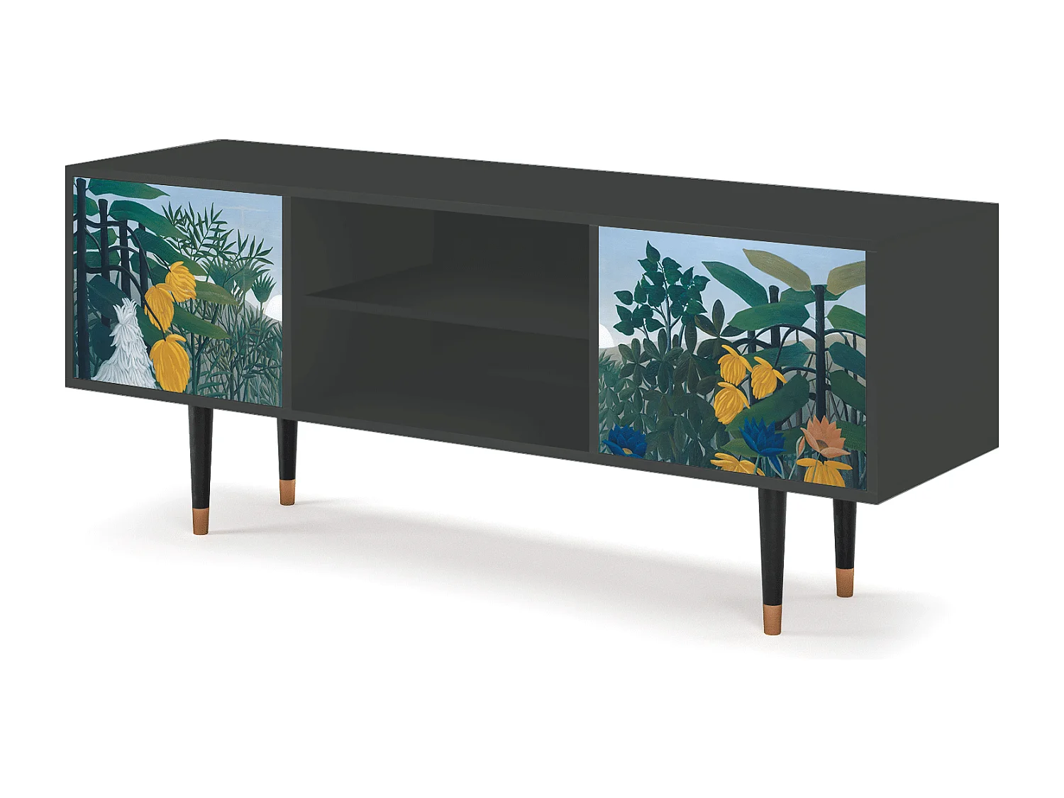 TV-Möbel - 170х69х48 cm - T2 - The Repast of the Lion, Anthrazit