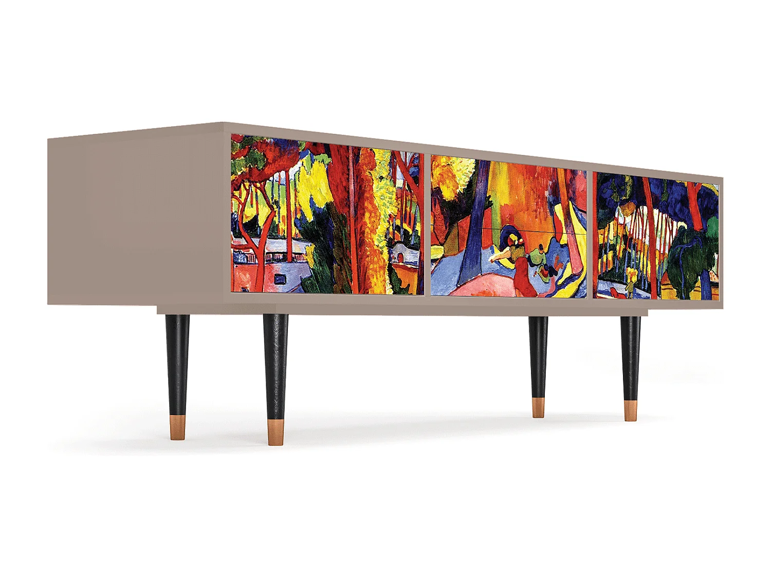 Meuble TV - 170х59х48 cm - T4 - The Turning Road, Latte