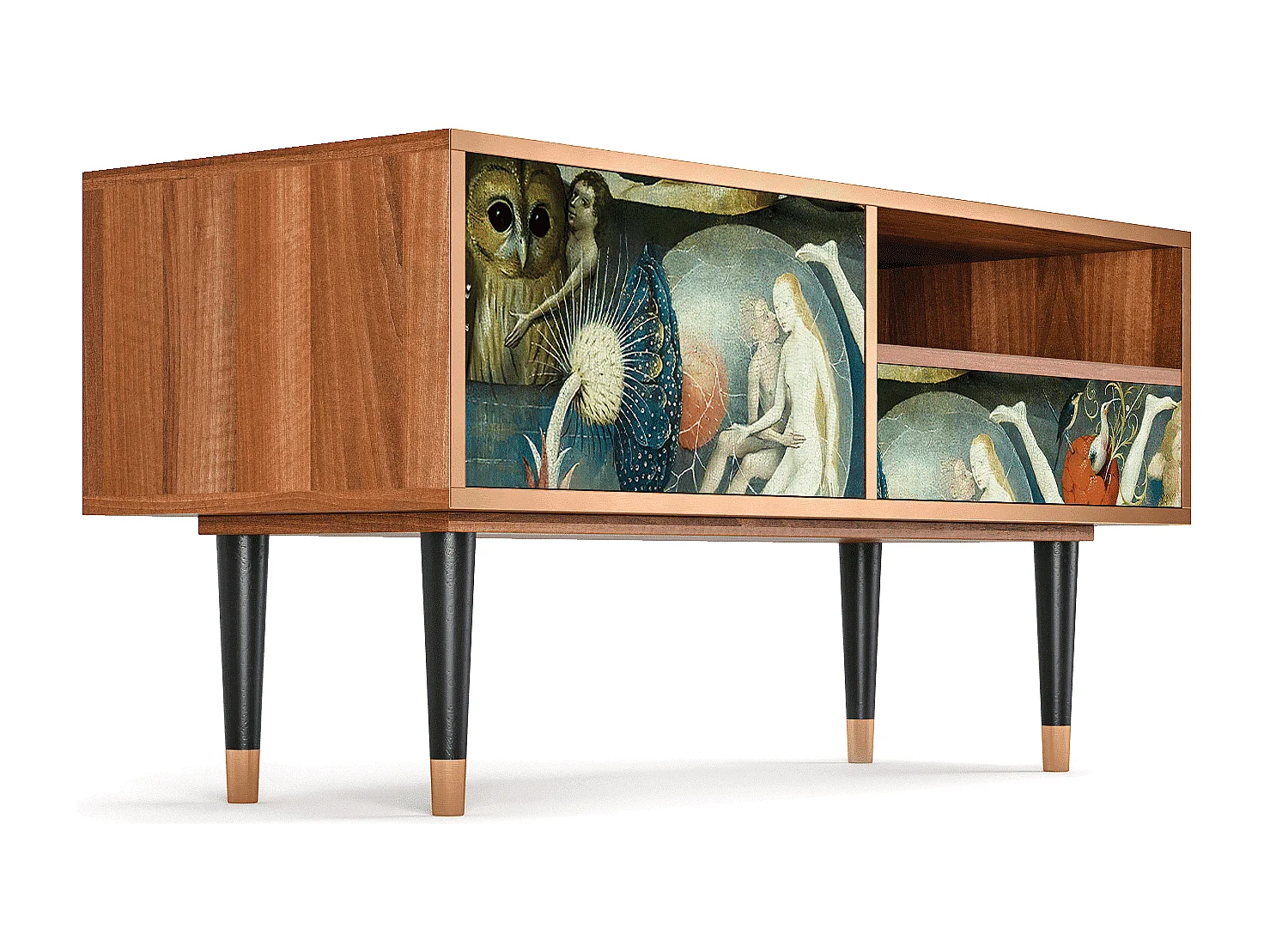 Szafka RTV - 115х59х48 cm - T3 - The Garden Of by Bosch, Orzech