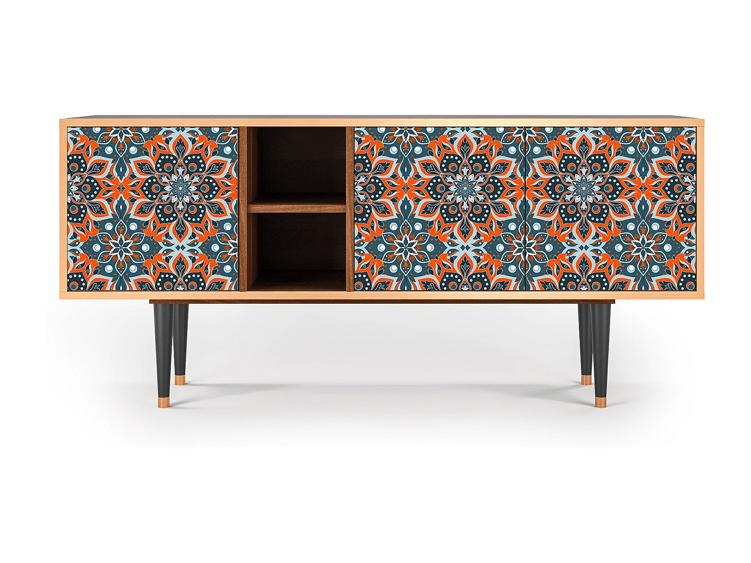 Meuble TV - 150х69х41 cm - T5 - Fire Beetle, Noyer