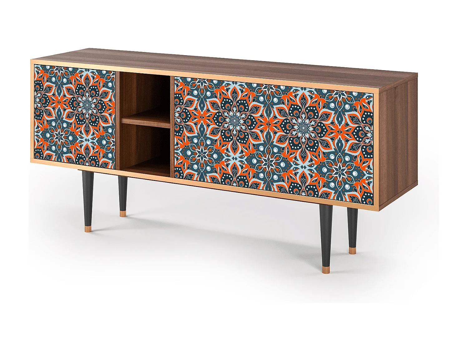 Meuble TV - 150х69х41 cm - T5 - Fire Beetle, Noyer