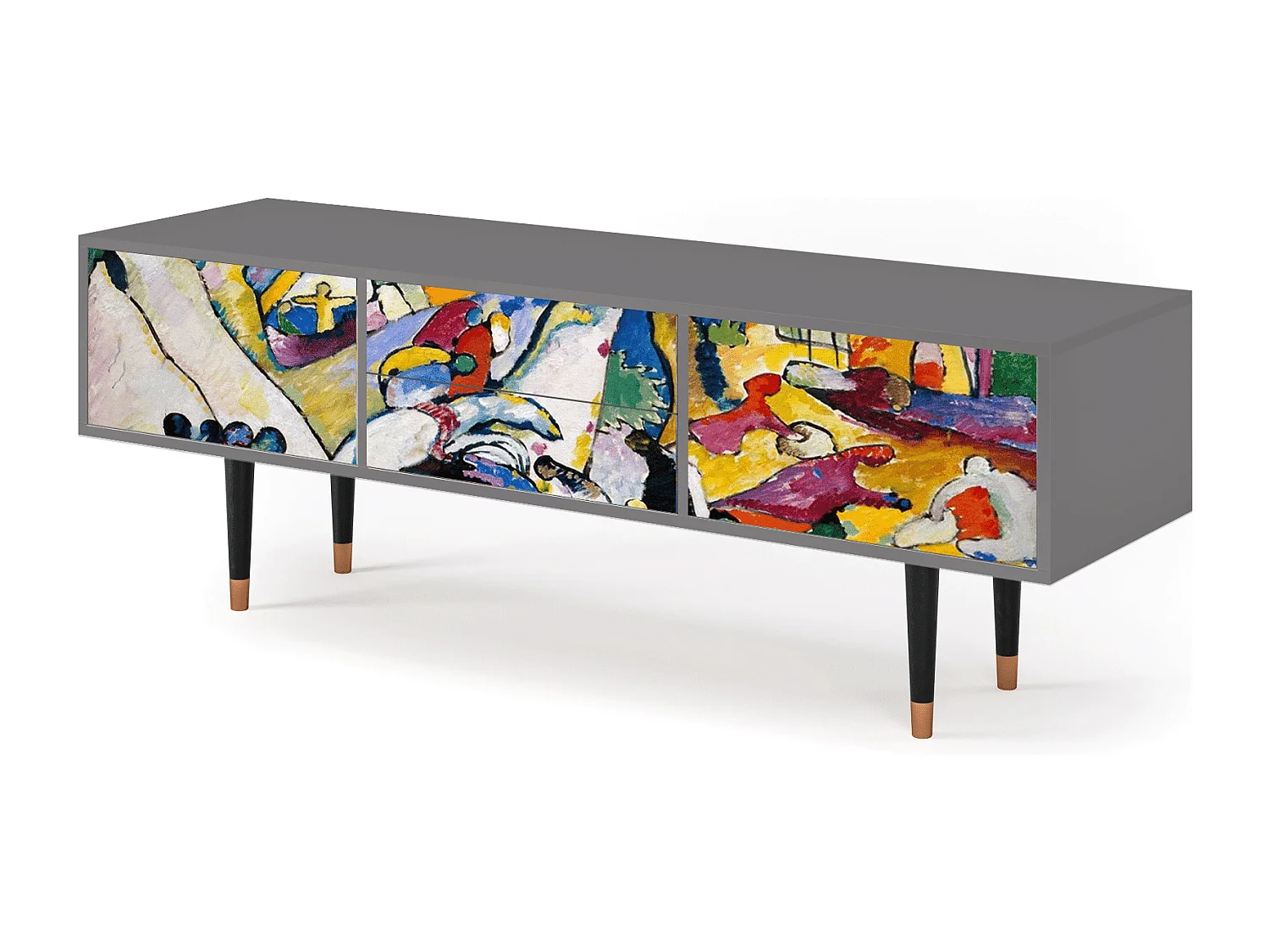Meuble TV - 170х59х48 cm - T4 - Improvisation 26  , Gris