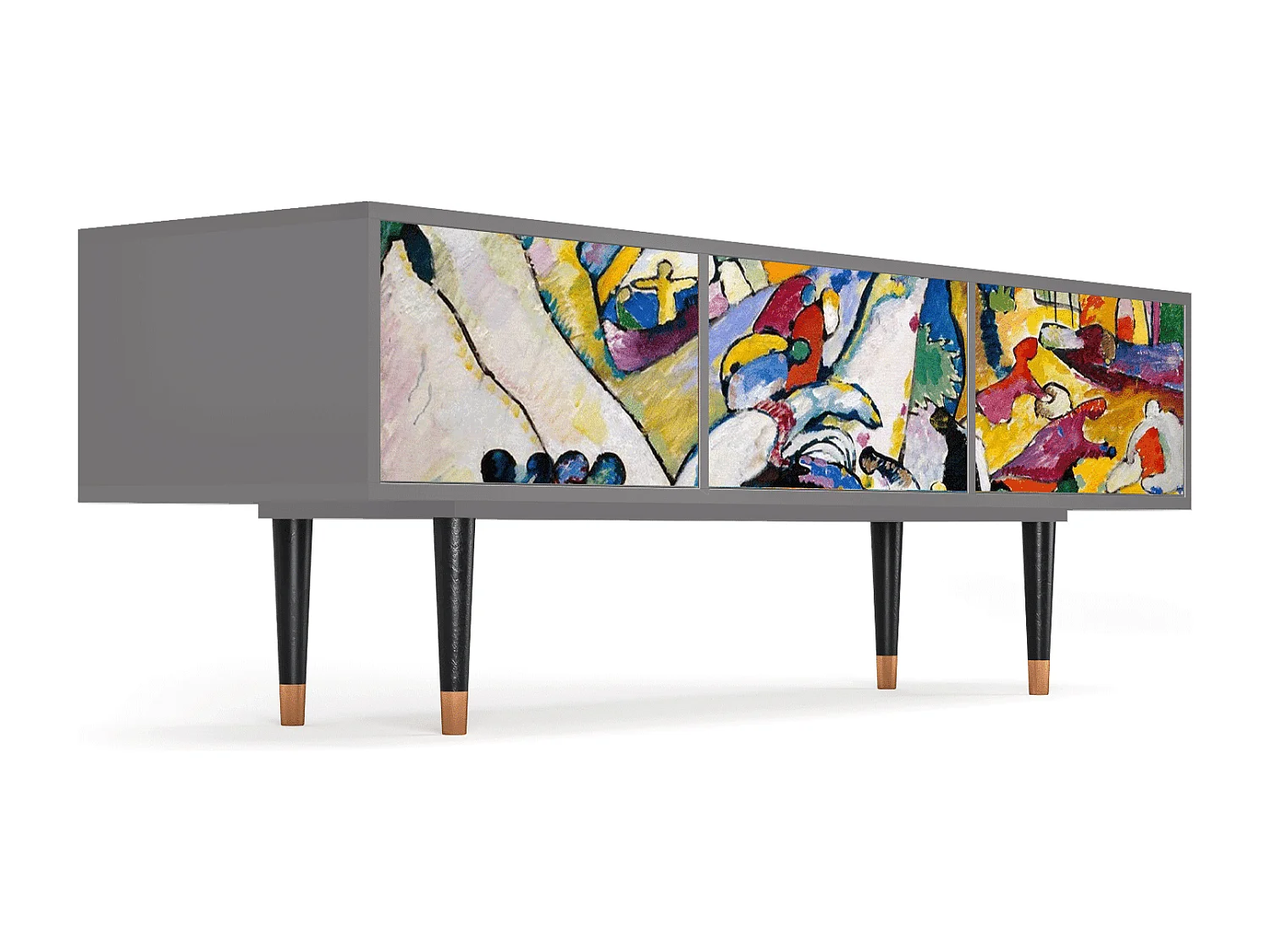 Meuble TV - 170х59х48 cm - T4 - Improvisation 26  , Gris