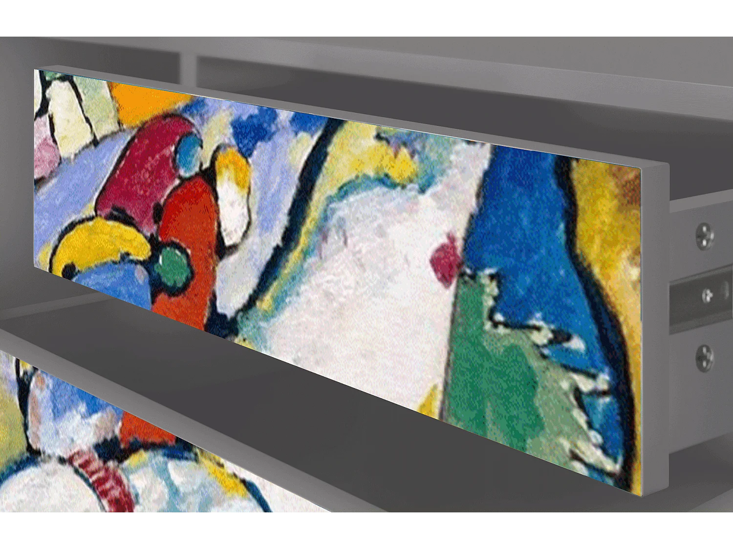 Meuble TV - 170х59х48 cm - T4 - Improvisation 26  , Gris