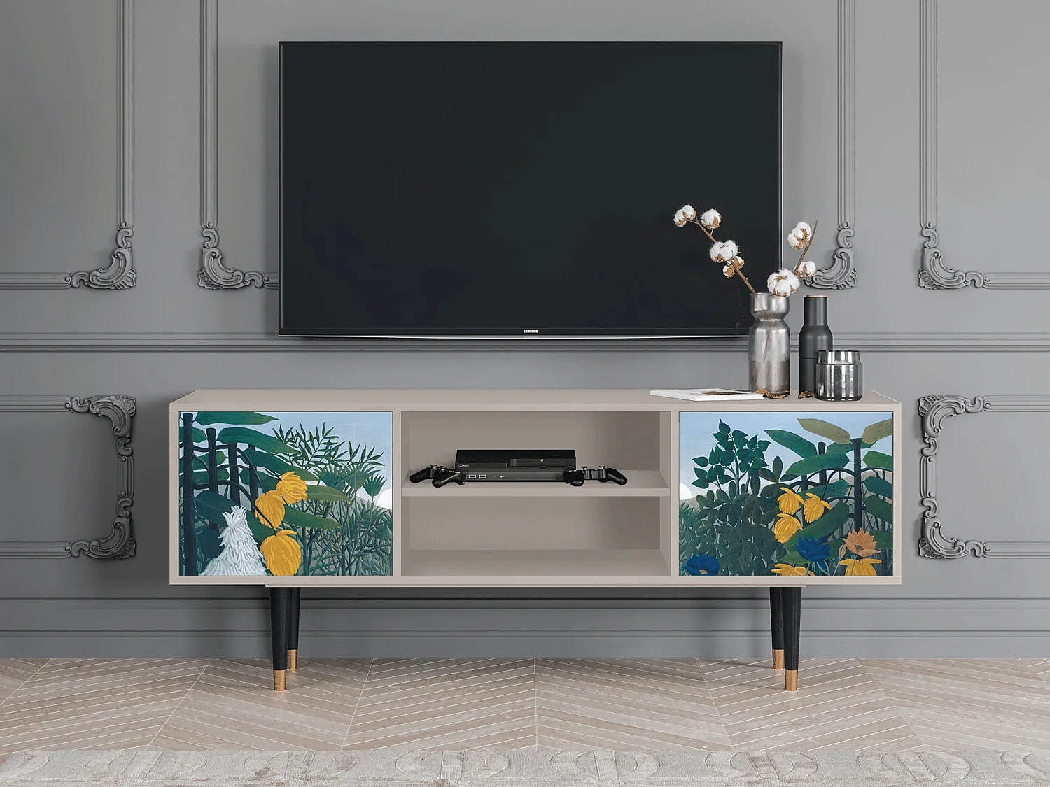 TV-Möbel - 170х69х48 cm - T2 - The Repast of the Lion, Sand