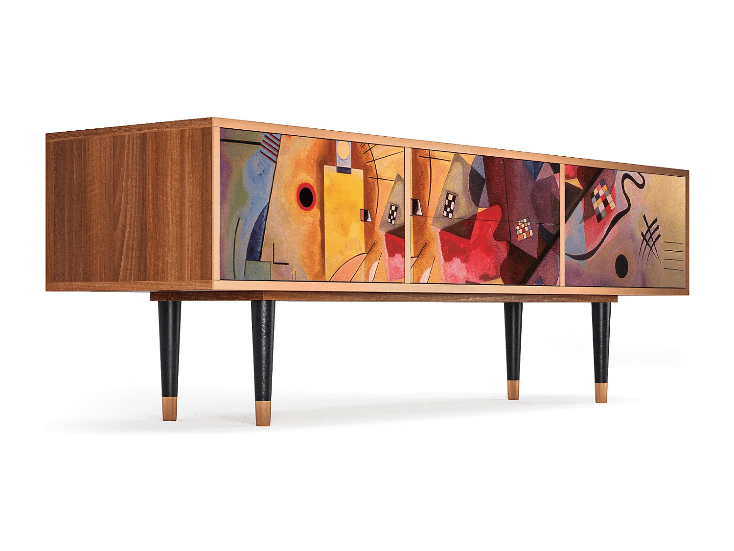 Mobile TV - 170х59х48 cm - T4 - Modern Art, Noce