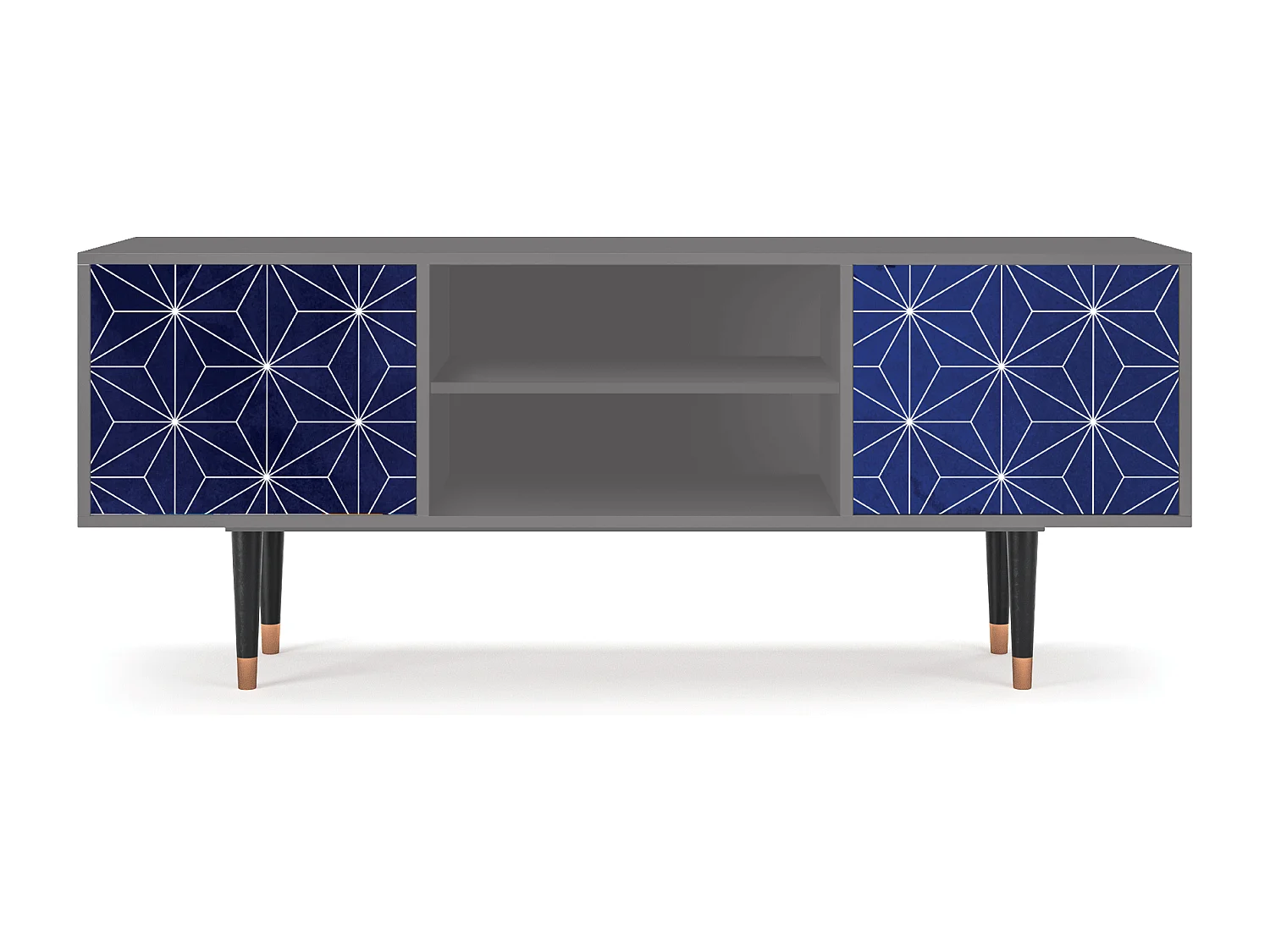 TV-meubel - 170х69х48 cm - T2 - Milky Way, Grijs