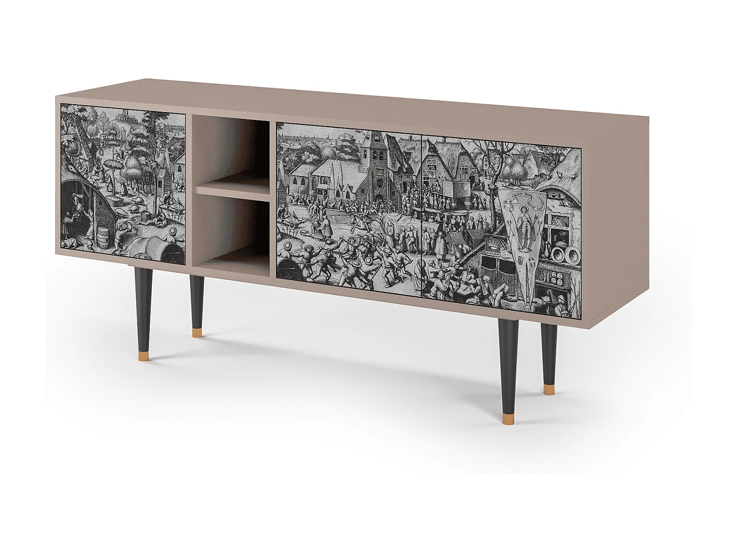 TV-Möbel - 150х69х41 cm - T5 - The Festival of Saint, Latte