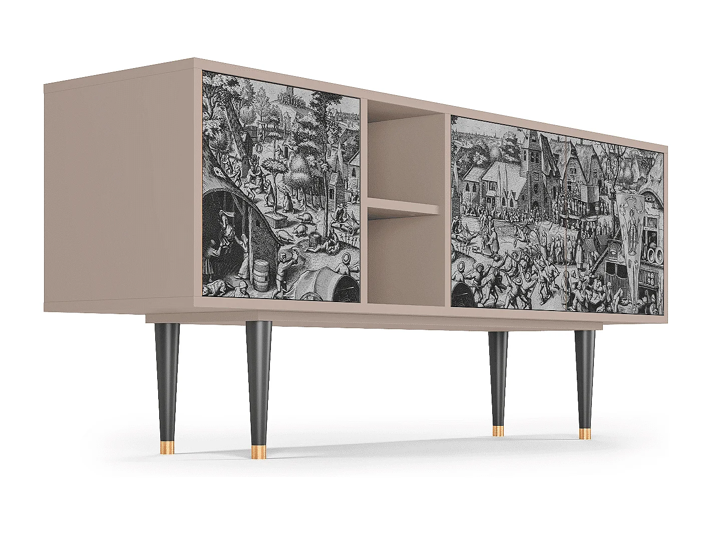 TV-Möbel - 150х69х41 cm - T5 - The Festival of Saint, Latte