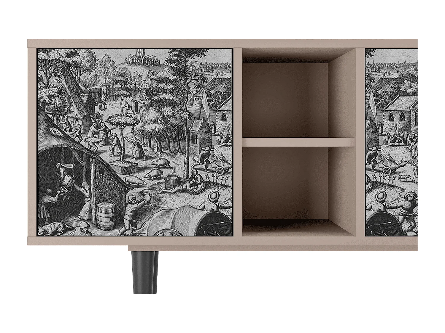 TV-Möbel - 150х69х41 cm - T5 - The Festival of Saint, Latte