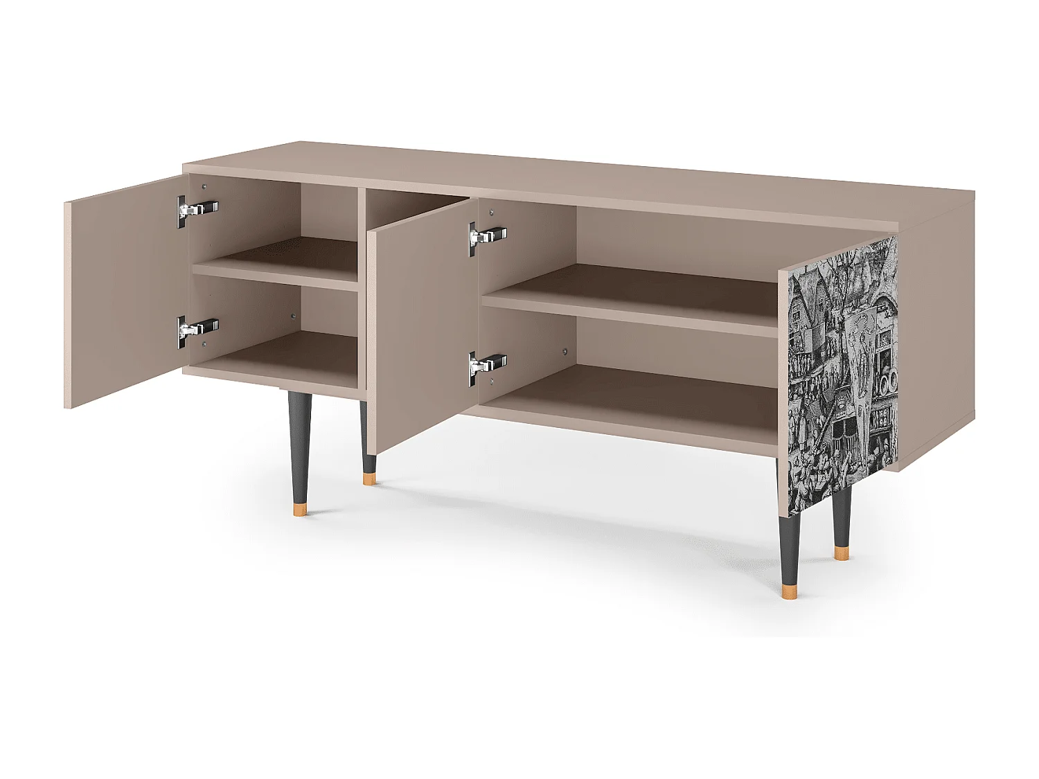 TV-Möbel - 150х69х41 cm - T5 - The Festival of Saint, Latte