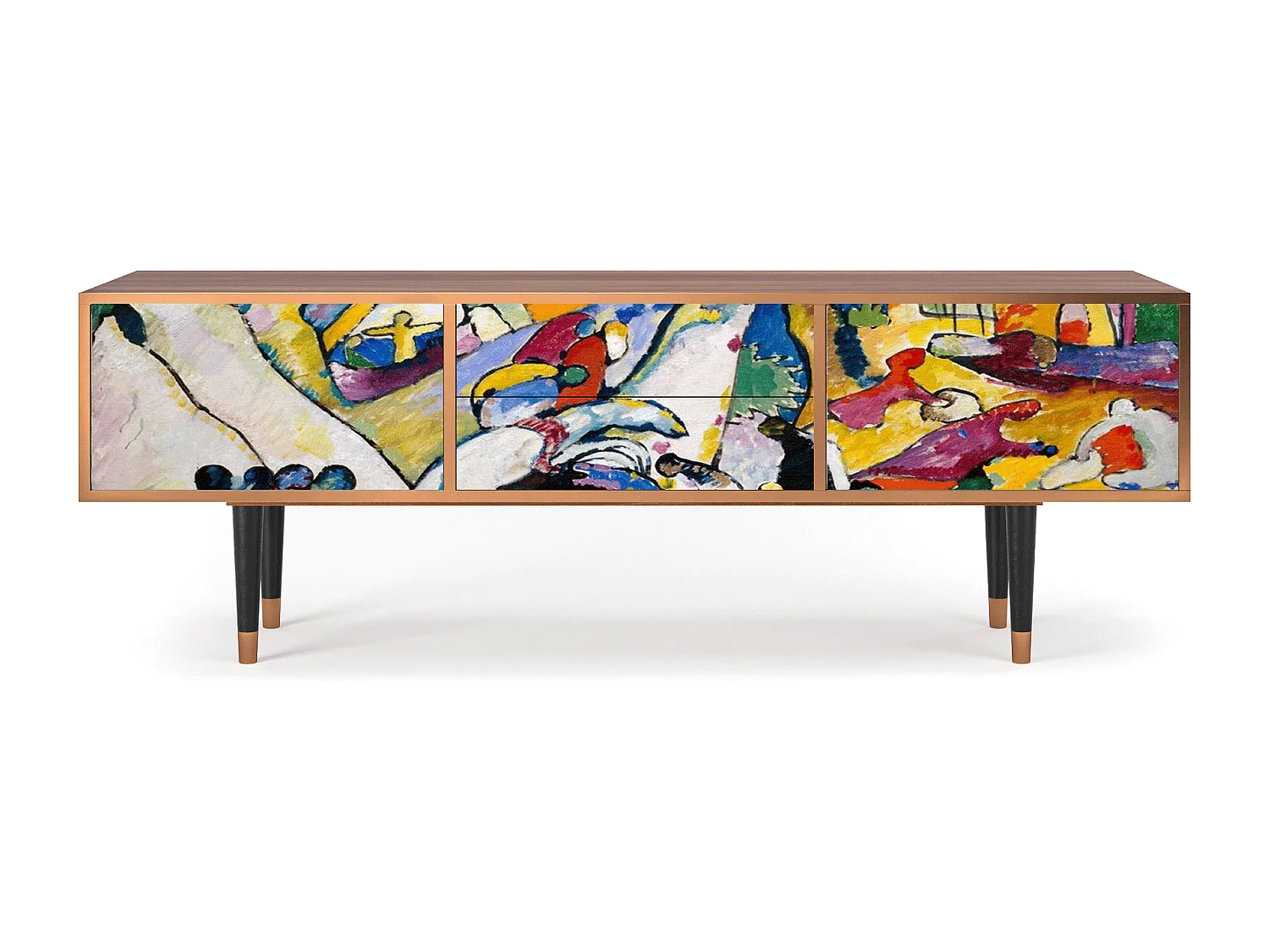 Meuble TV - 170х59х48 cm - T4 - Improvisation 26  , Noyer