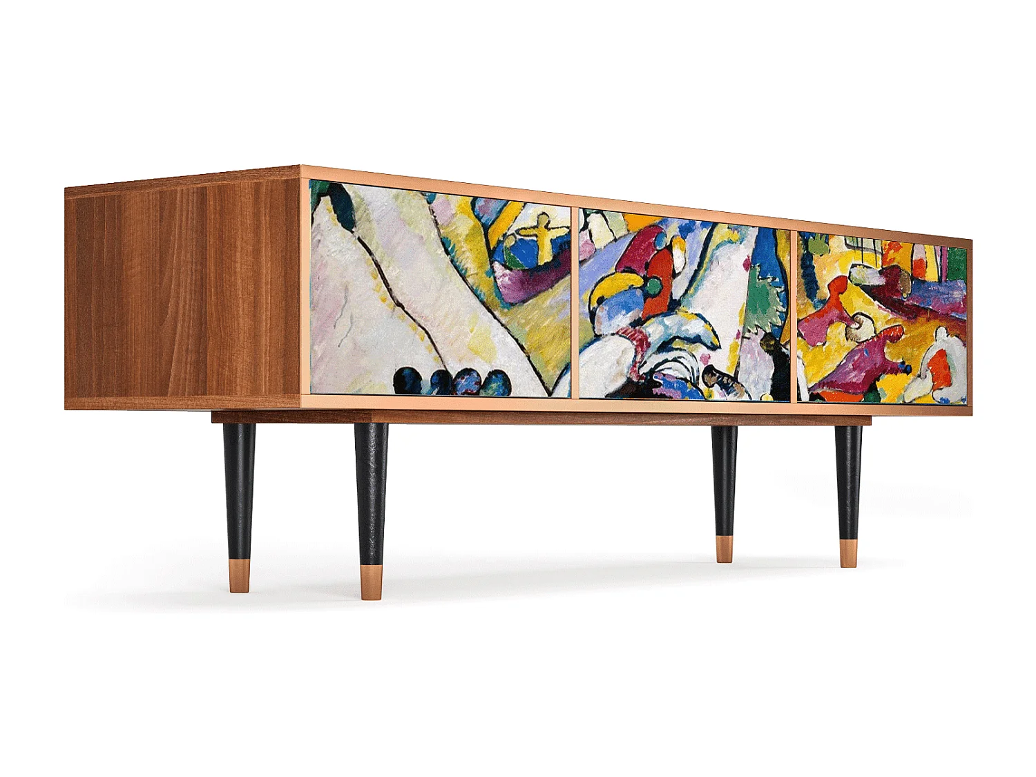 Meuble TV - 170х59х48 cm - T4 - Improvisation 26  , Noyer