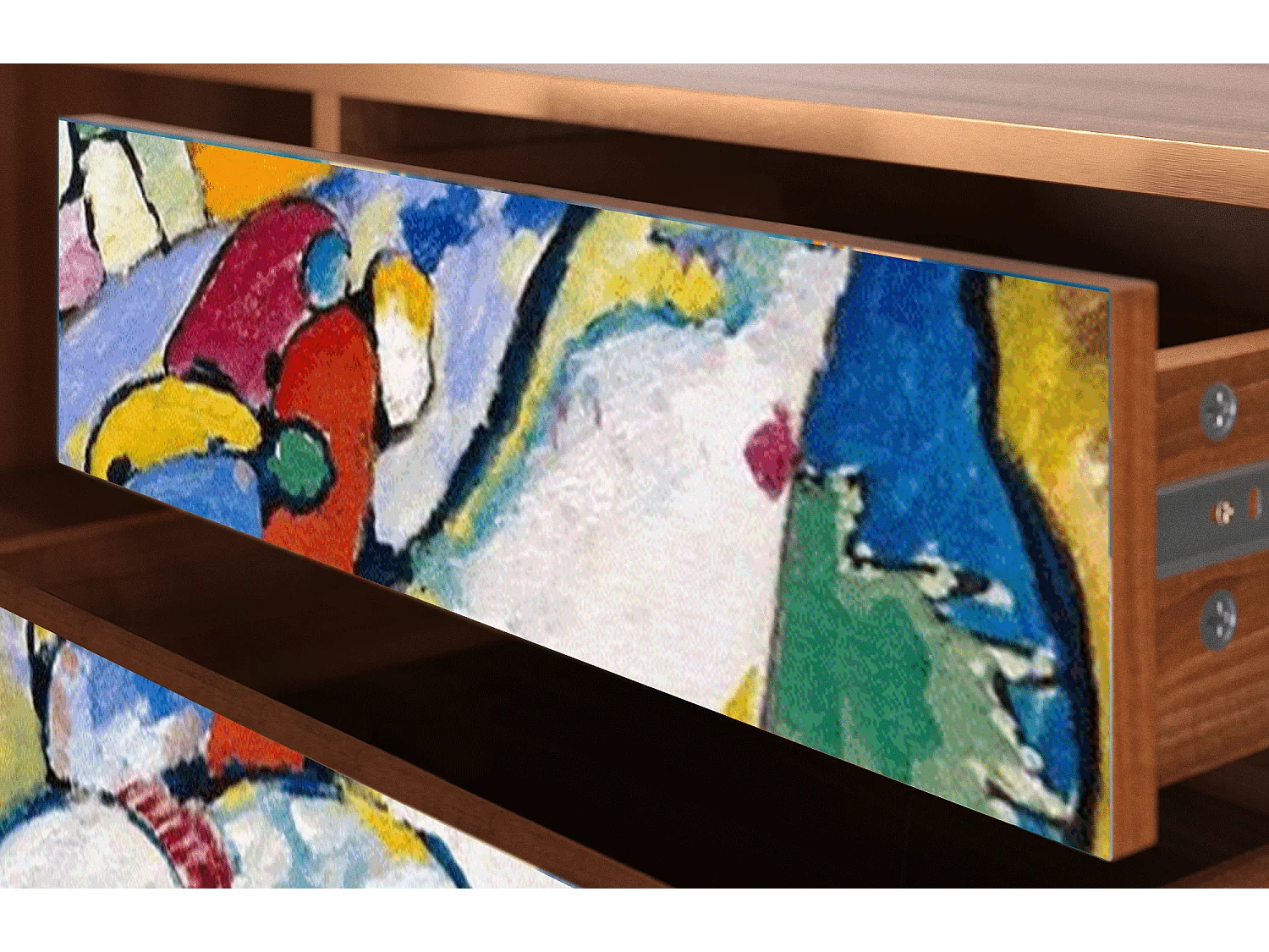 Meuble TV - 170х59х48 cm - T4 - Improvisation 26  , Noyer