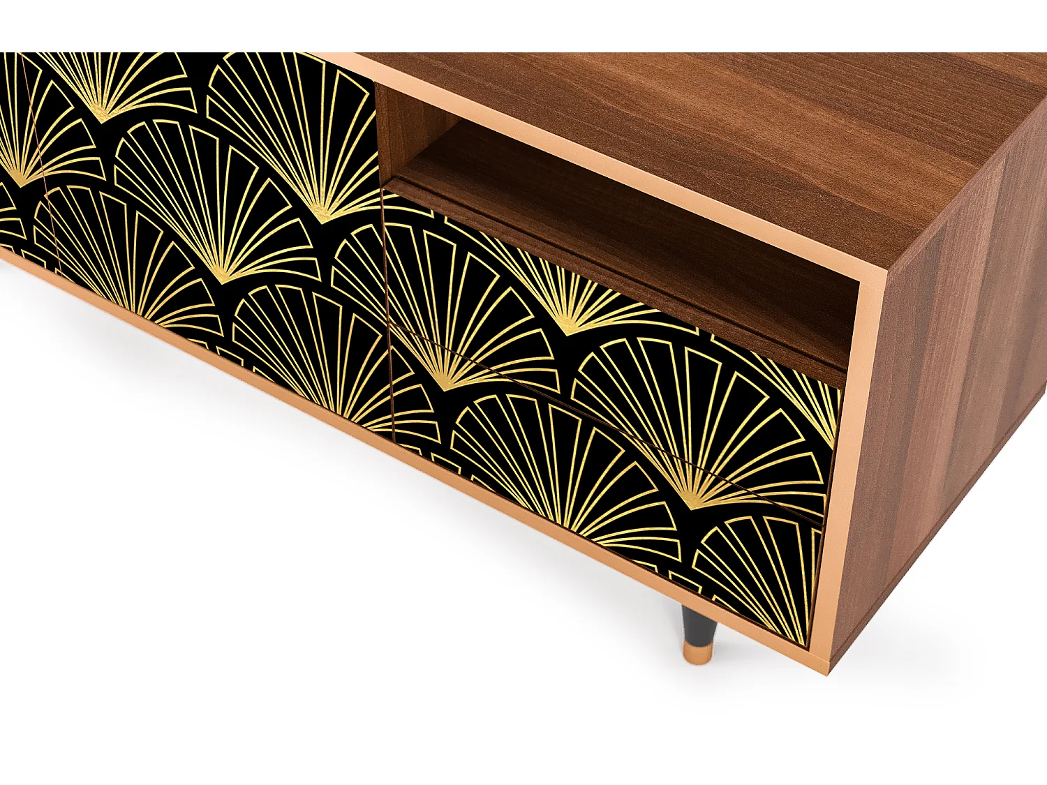 Mobile TV - 125х56х41 cm - T7 - Bird of Juno, Noce