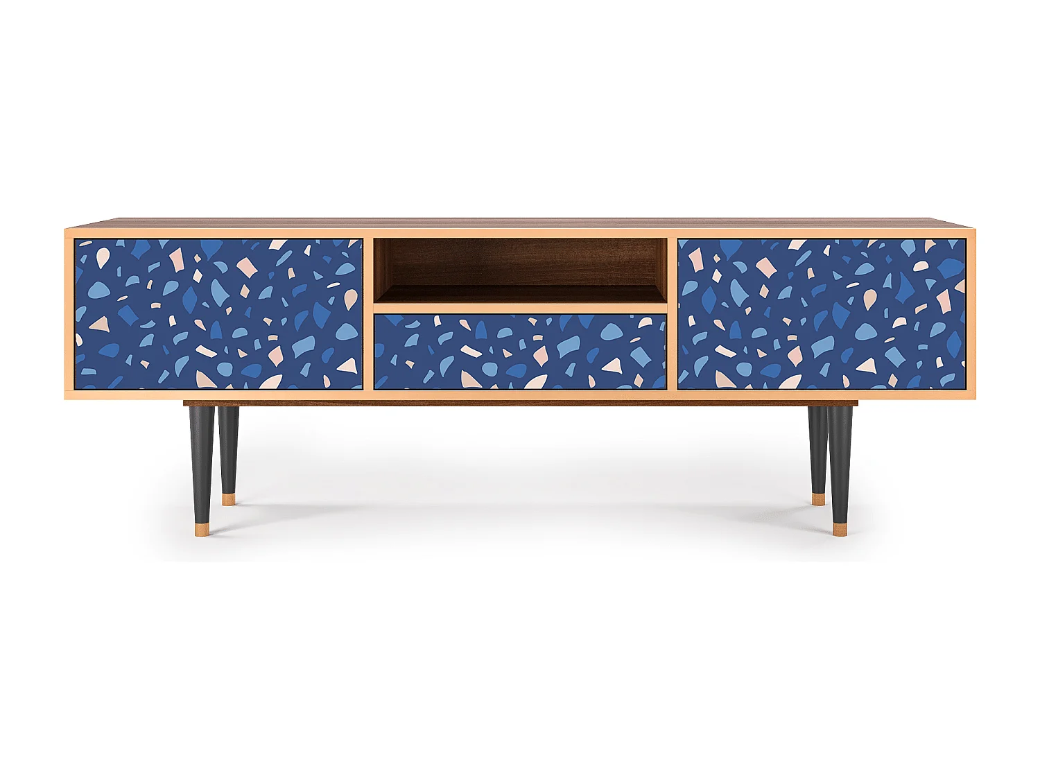 TV-Möbel - 170х59х41 cm - T6 - Soap Whirpool, Walnuss