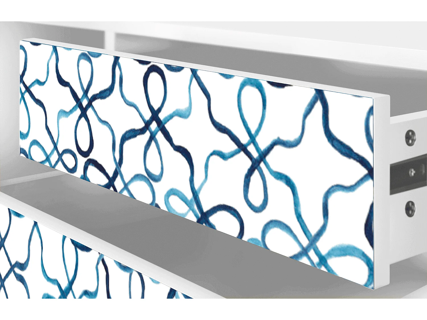 Mobile TV - 170х59х48 cm - T4 - Marine Strings, Bianco