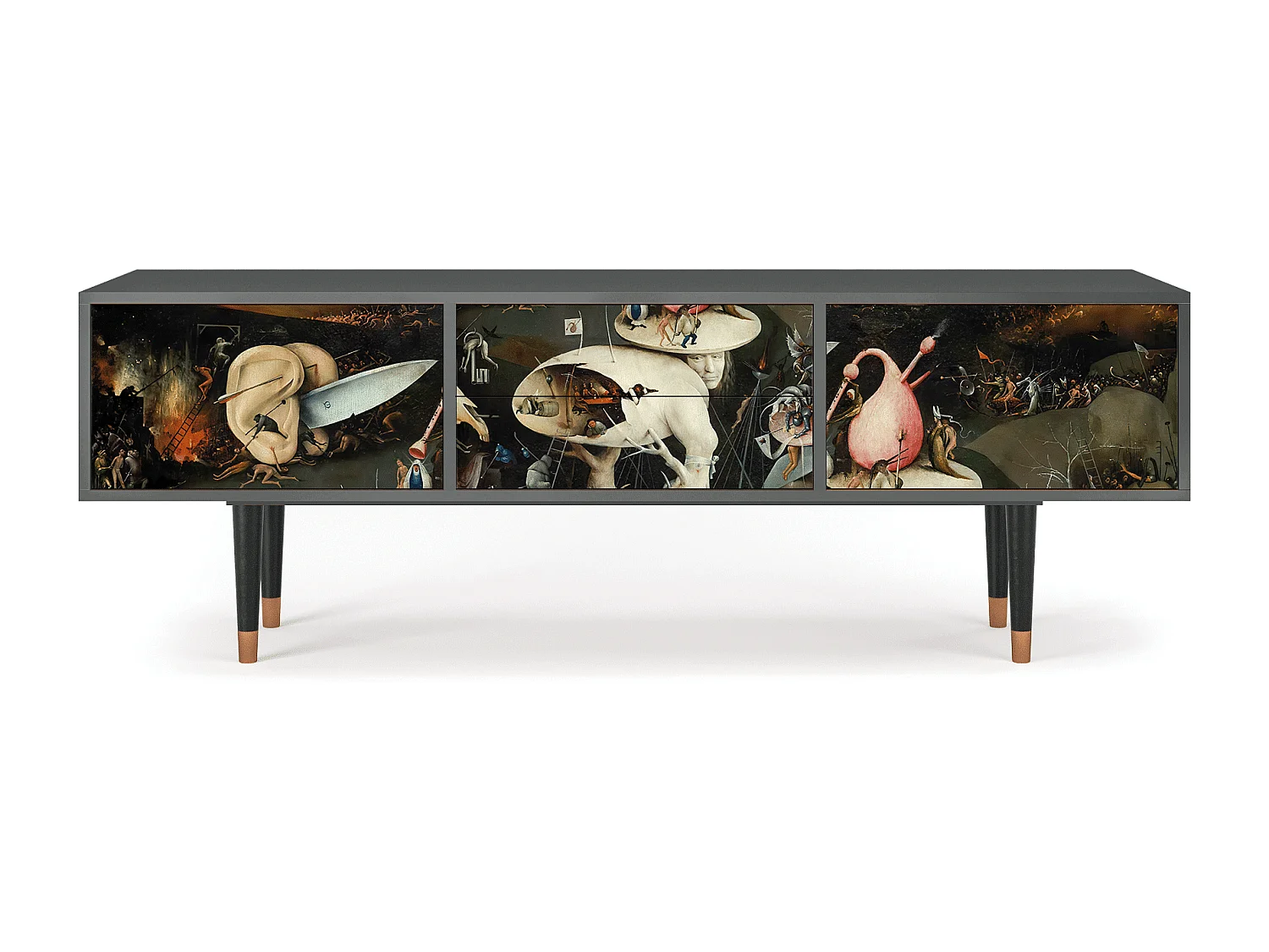 Mueble de TV - 170х59х48 cm - T4 - The Garden 2, Antracite