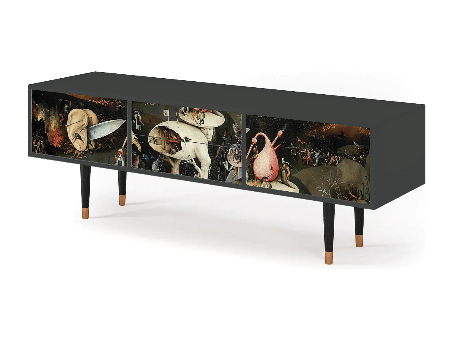 Mobile TV - 170х59х48 cm - T4 - The Garden 2, Antracite