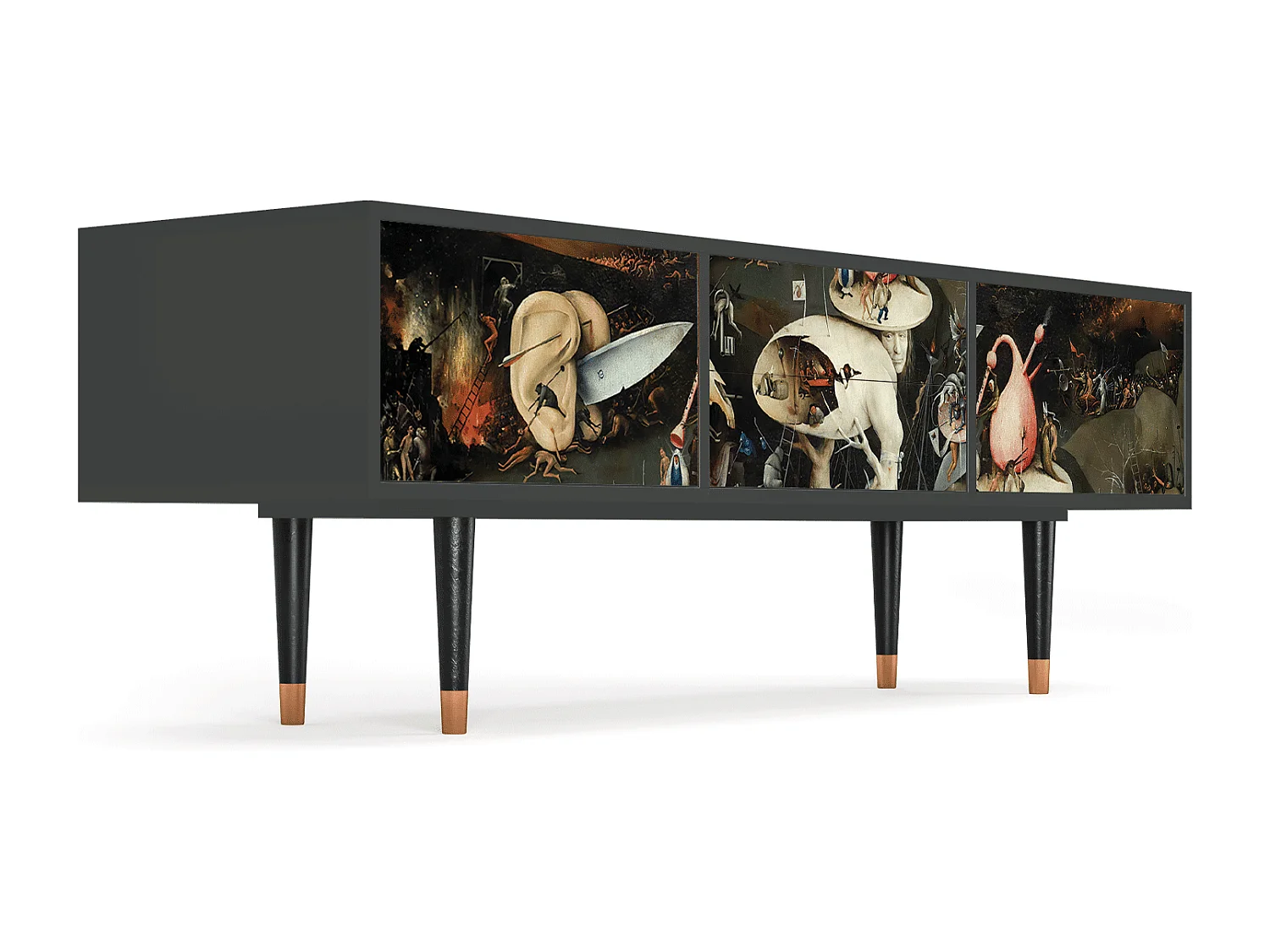 Mobile TV - 170х59х48 cm - T4 - The Garden 2, Antracite