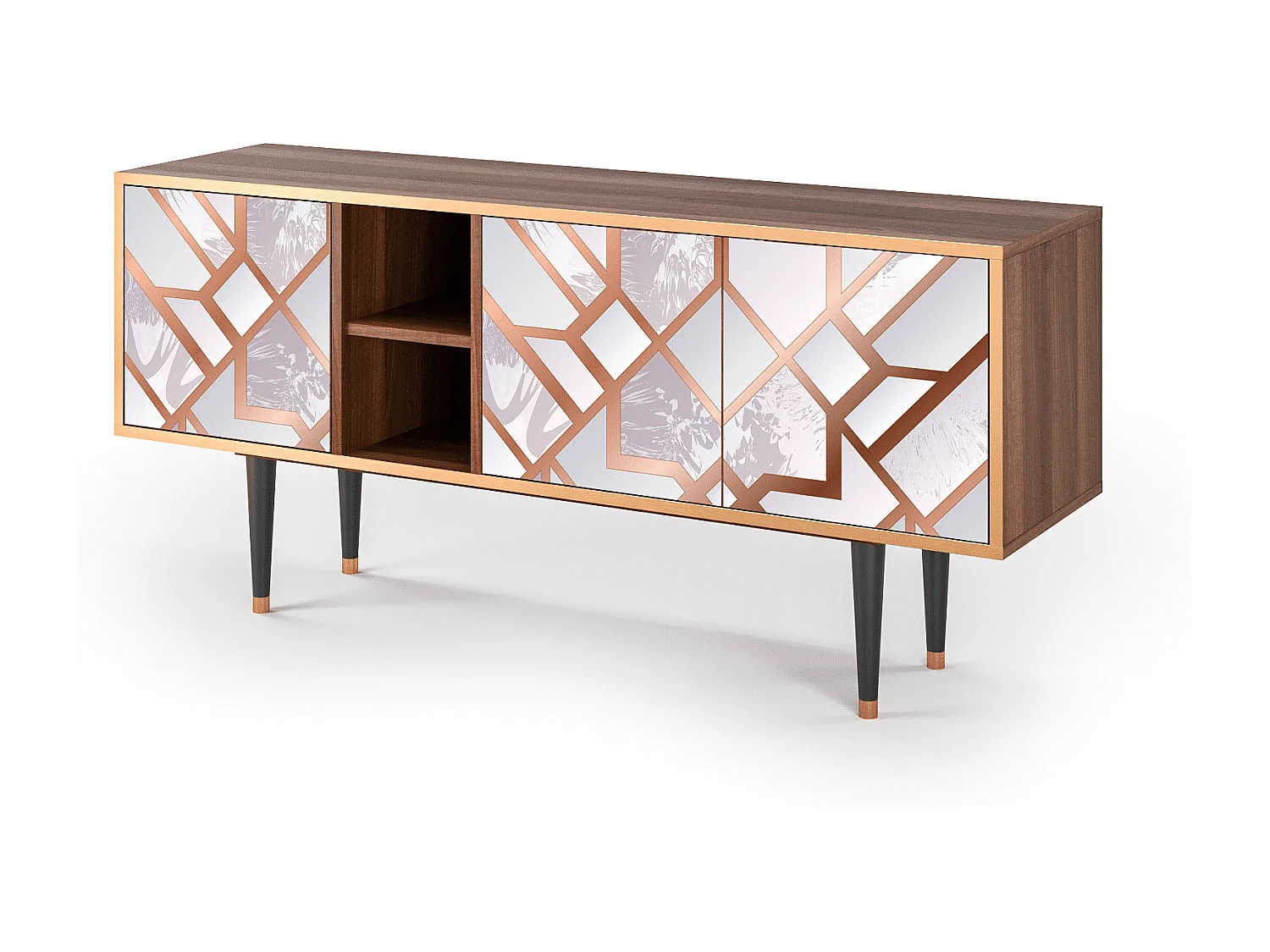 Meuble TV - 150х69х41 cm - T5 - Pastel Fairytale, Noyer