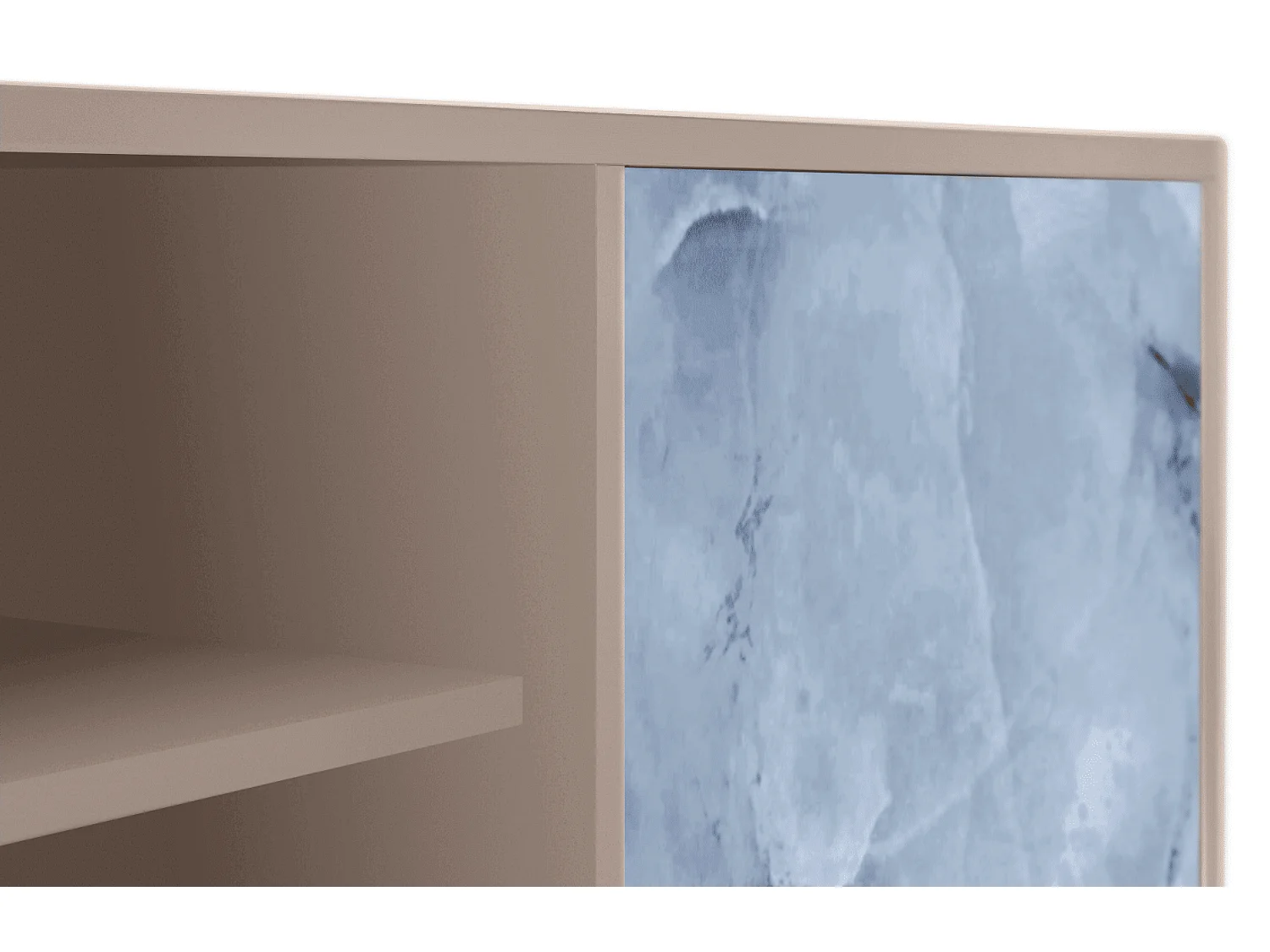 Szafka RTV - 170х69х48 cm - T2 - Feather Ice, Latte