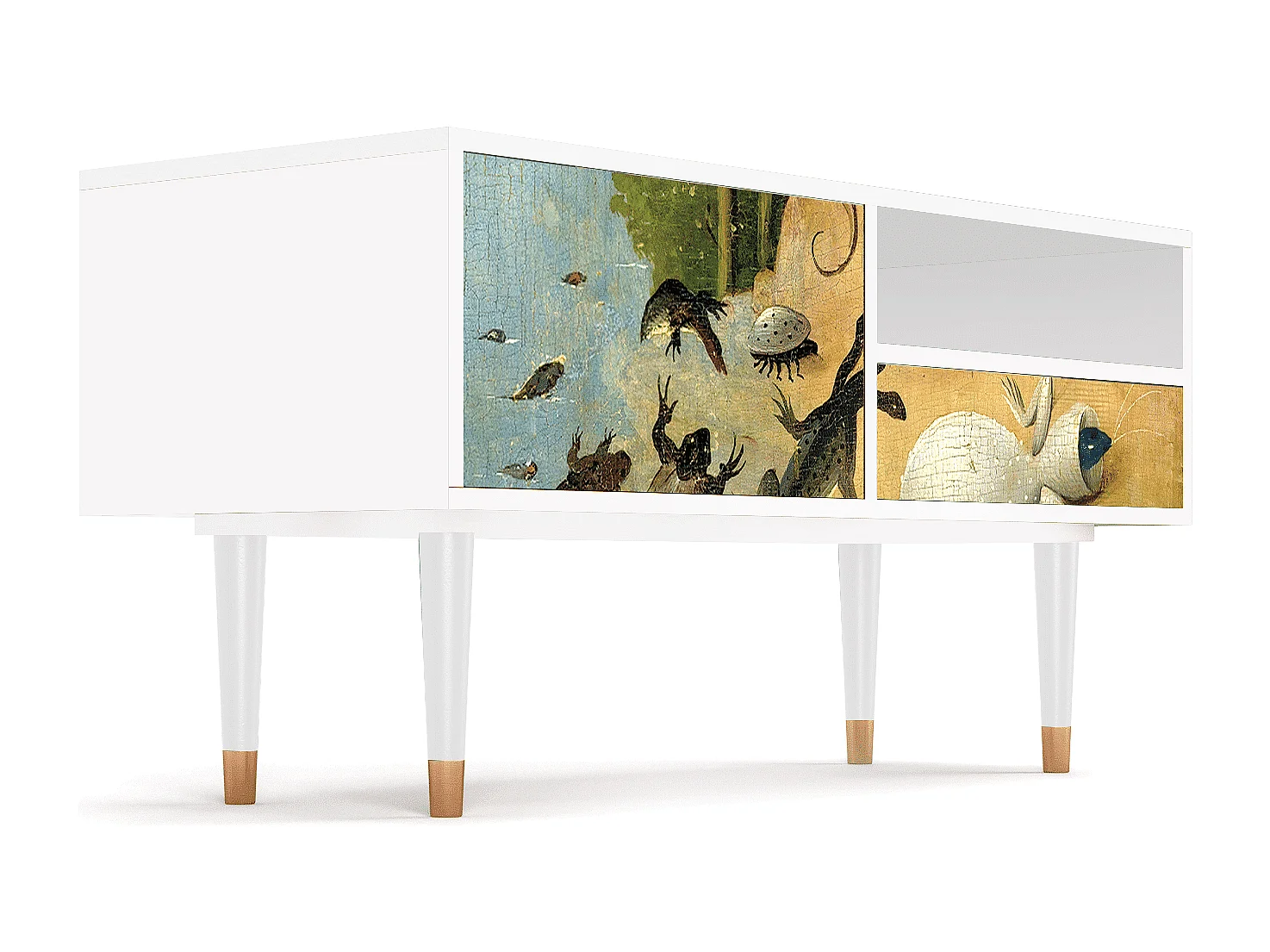 Mueble de TV - 115х59х48 cm - T3 - The Garden by Bosch, Blanco