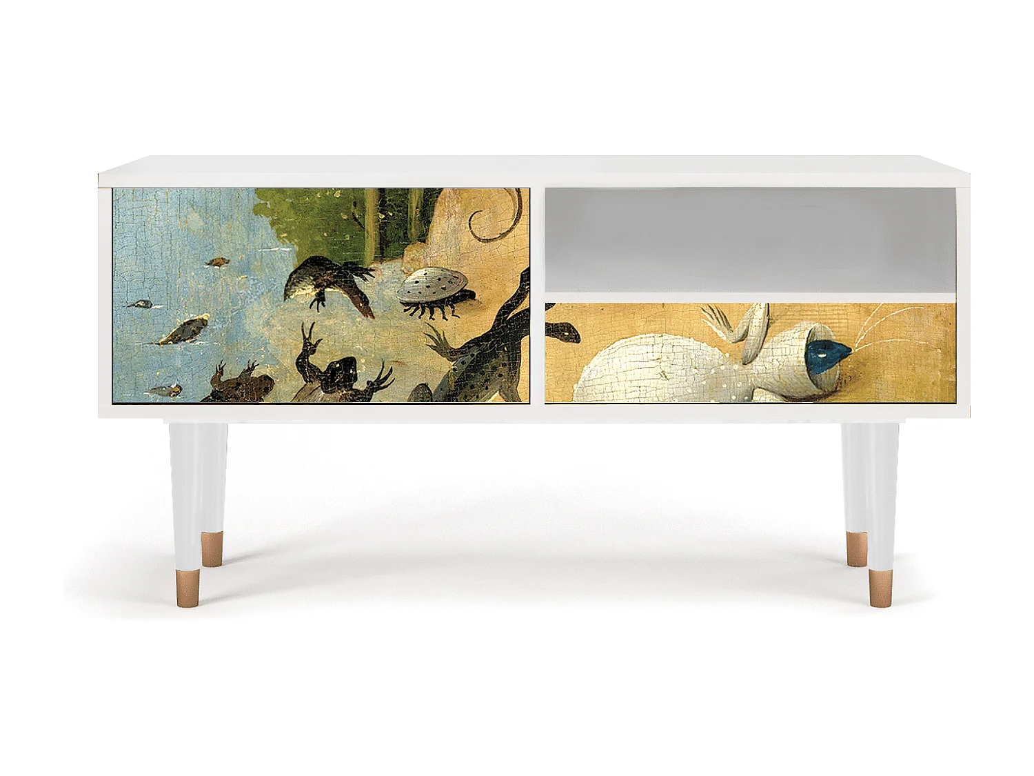 Meuble TV - 115х59х48 cm - T3 - The Garden by Bosch, Blanc