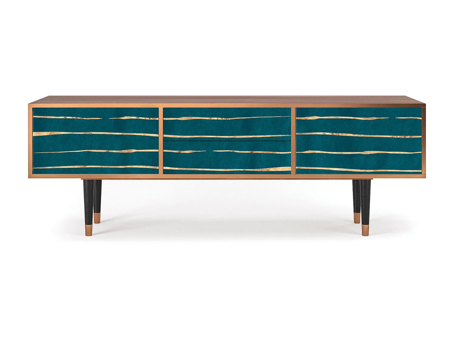 Meuble TV - 170х59х48 cm - T4 - Ocean Drive, Noyer