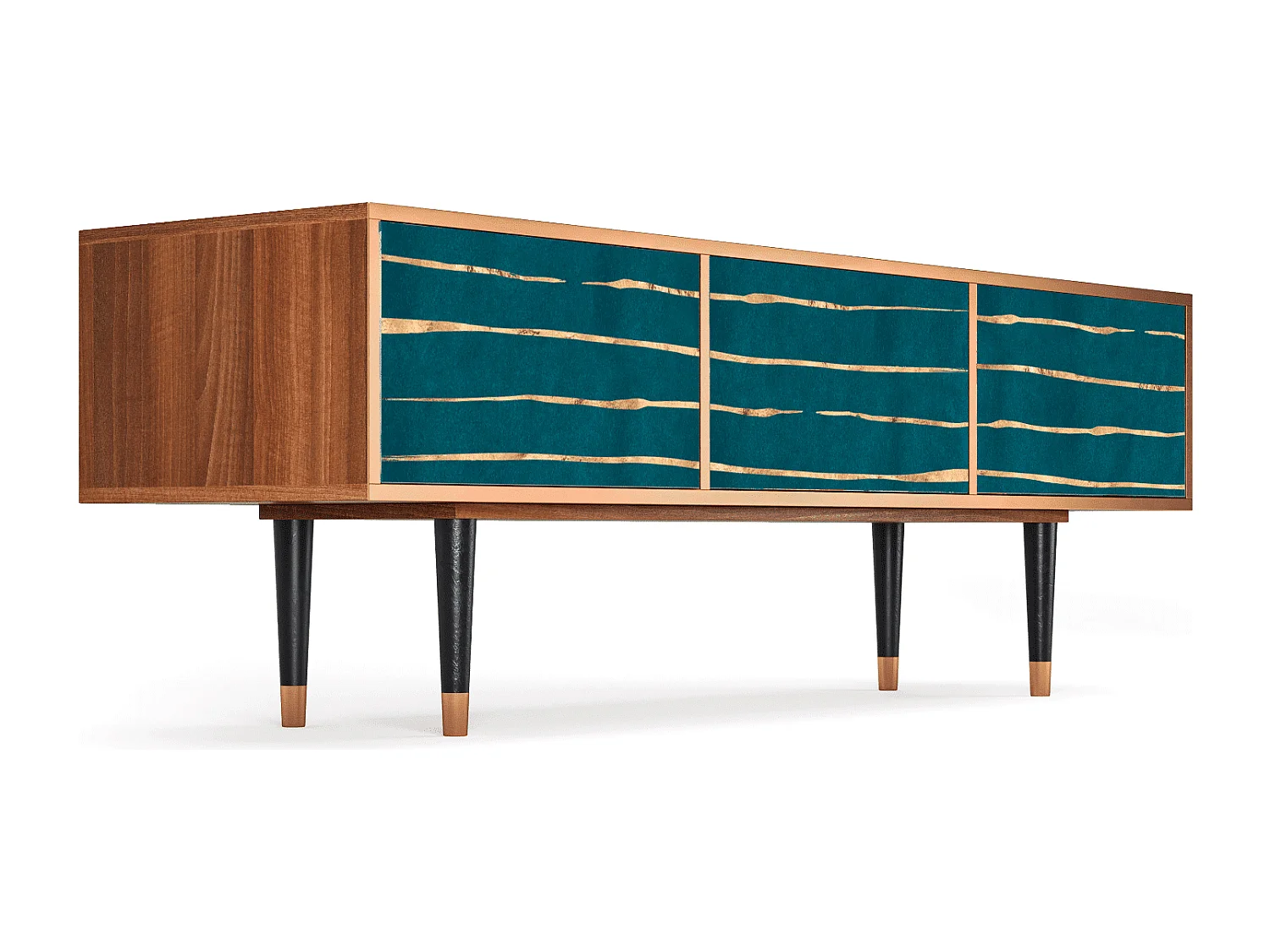 Meuble TV - 170х59х48 cm - T4 - Ocean Drive, Noyer